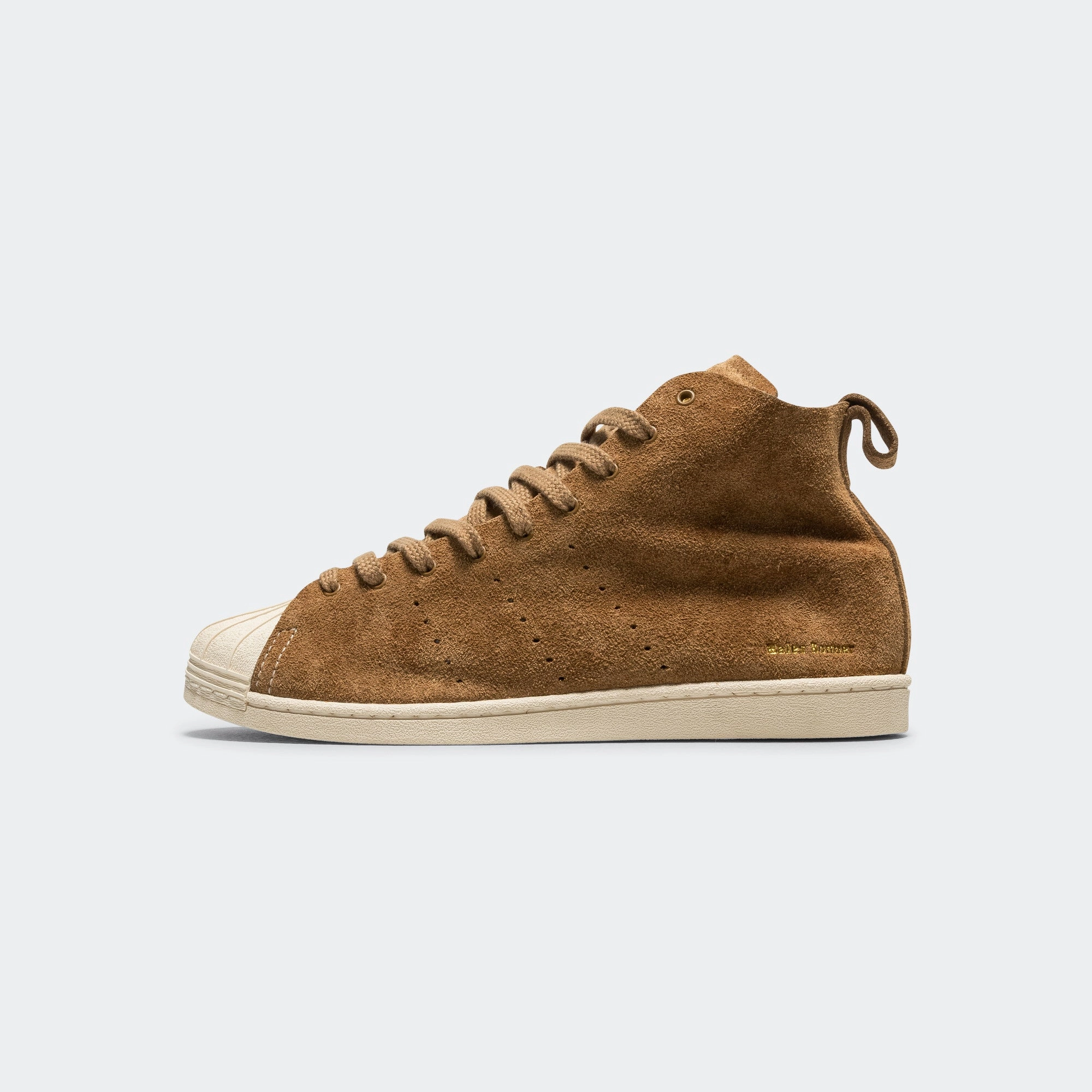 Slim Form Trail Style Superstar Hi x Wales Bonner - Bronze Brown/Wonder White-Night Brown