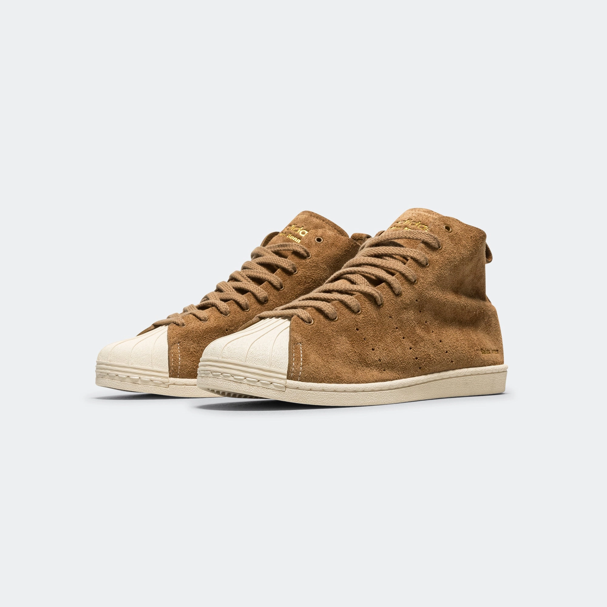 Simple Comfort Superstar Hi x Wales Bonner - Bronze Brown/Wonder White-Night Brown