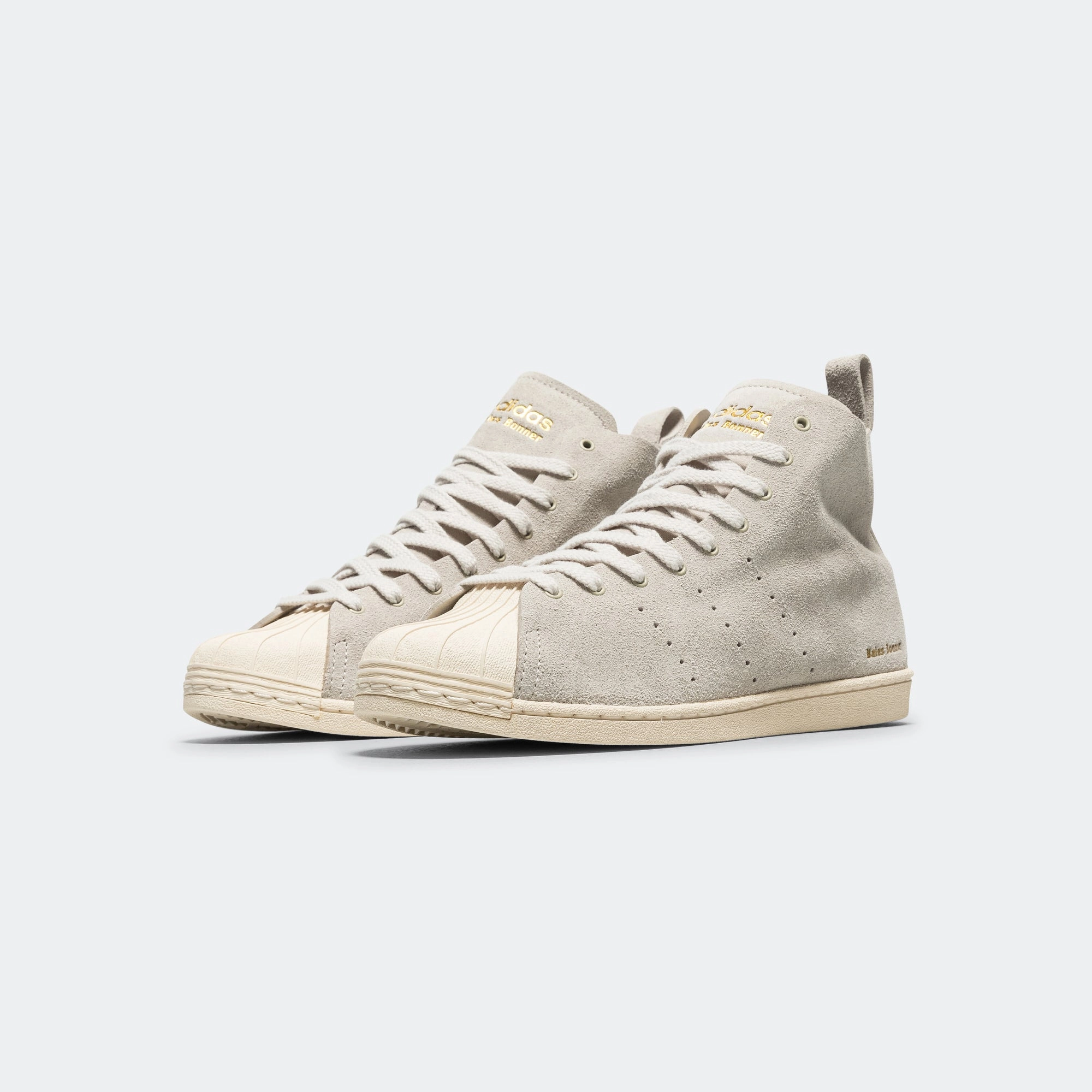 MeshFabric Superstar Hi x Wales Bonner - Mist Stone/Wonder White-Gold Metallic