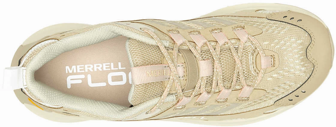 Merrell Moab Speed 2 WIDE FIT Womens Walking Shoes - Cream Impact Cushion Weather Ready Hiking