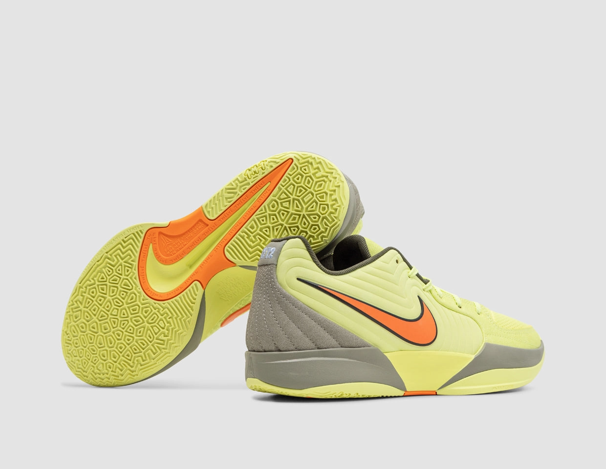 Nike Ja 2 Light Lemon Twist / Total Orange - Light Army Enhanced Energy Rebound