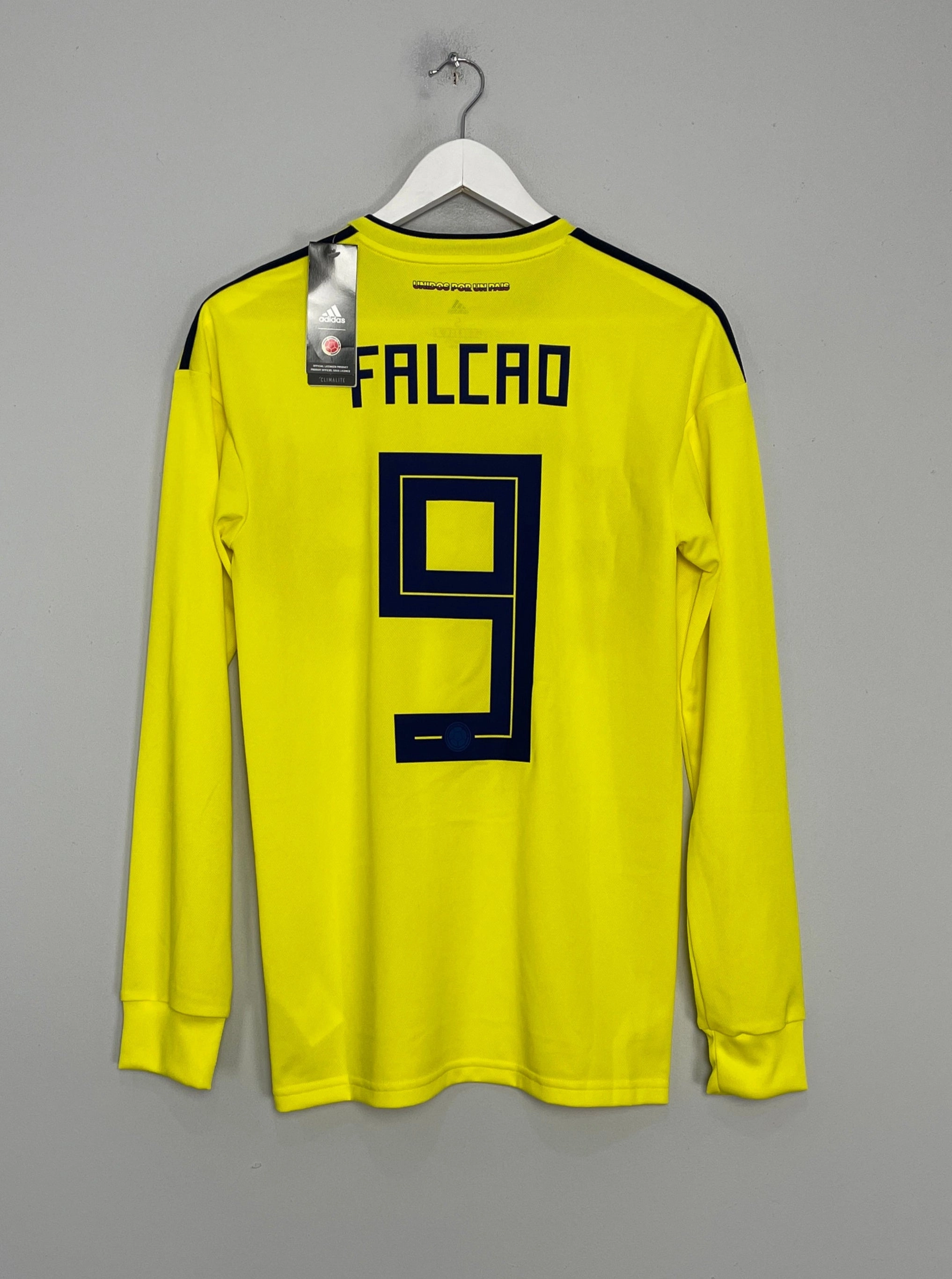 2018/19 COLOMBIA FALCAO #9 *BNWT* L/S HOME SHIRT (S) ADIDAS True Fit