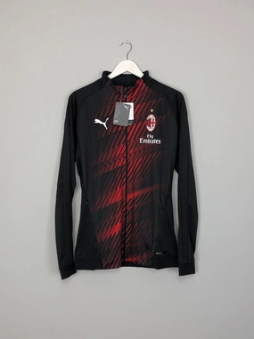Bonded Armhole 2019/20 AC Milan *BNWT* Black Stadium Jacket (Multiple Sizes) Puma