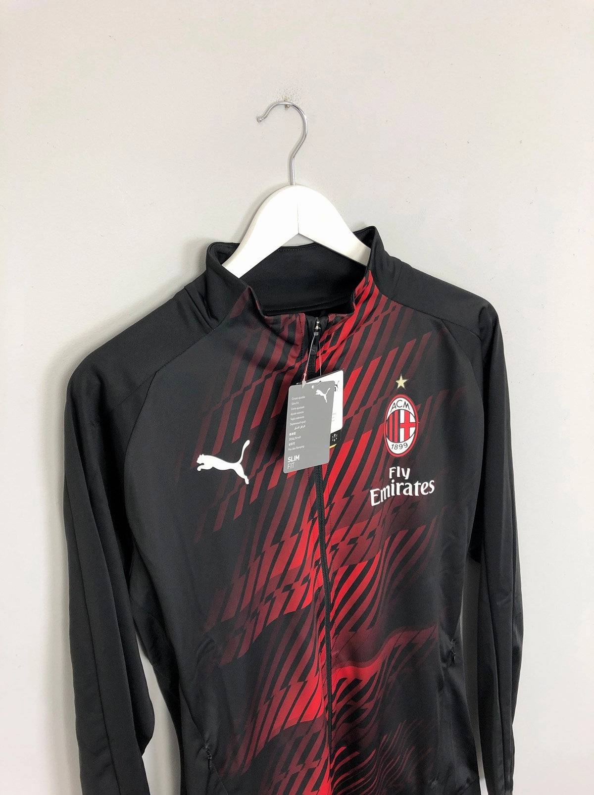 2019/20 AC Milan *BNWT* Black Stadium Jacket (Multiple Sizes) Puma Cool Wear Core Layer