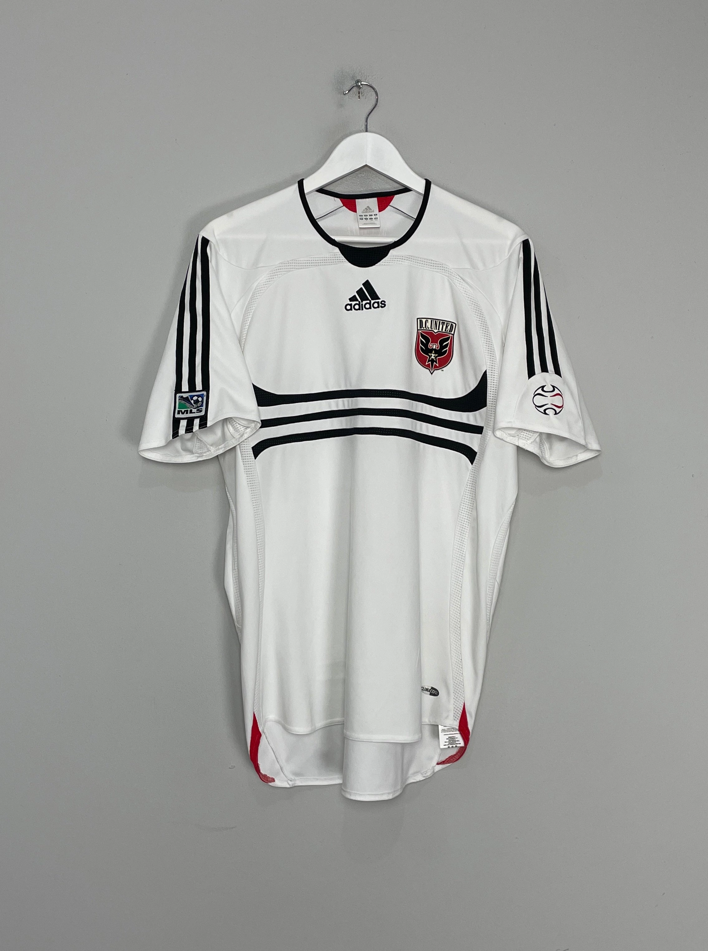 2006/07 DC UNITED AWAY SHIRT (M) ADIDAS Eco Friendly Recycled Polyester