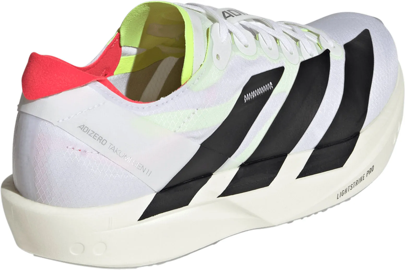 adidas Adizero Takumi Sen 11 Womens Running Shoes - White Sustainable Construction