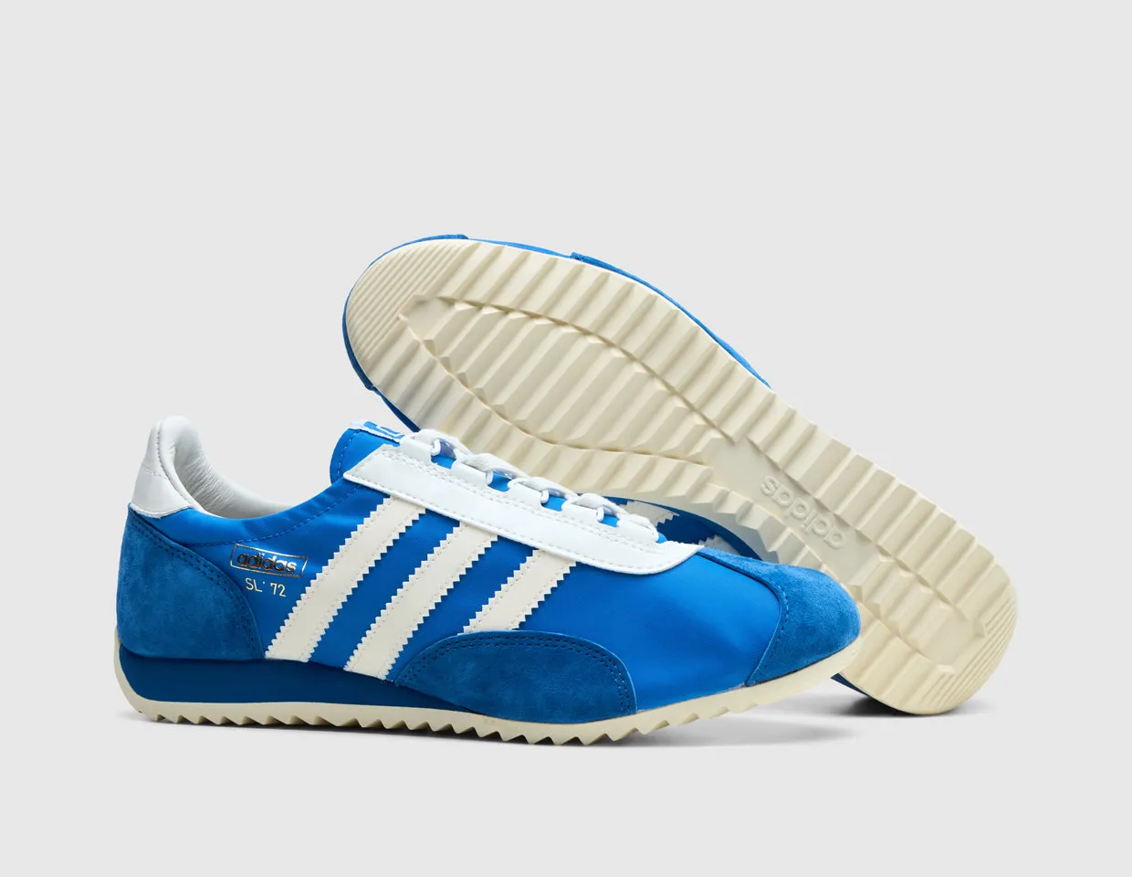 adidas Originals SL 72 PT Bright Royal / Wonder White hard - sole shoes running shoes for cross - country meets