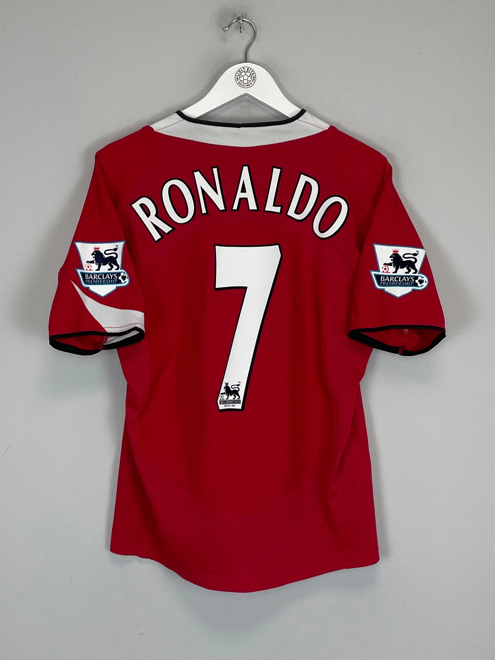 2004/05 MANCHESTER UNITED RONALDO #7 HOME SHIRT (M) NIKE Fitted Layer