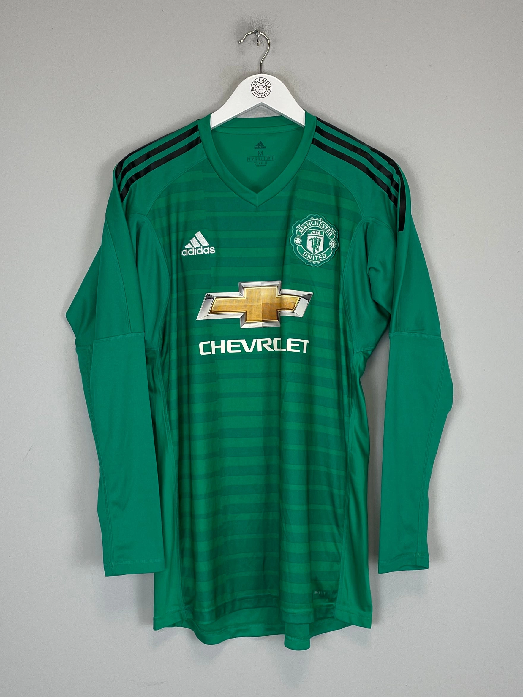 Breathable knit quick dry 2018/19 MANCHESTER UNITED GK SHIRT (M) ADIDAS