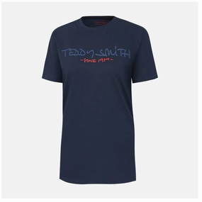 Preppy Teddy Smith Navy Blue Men T shirt