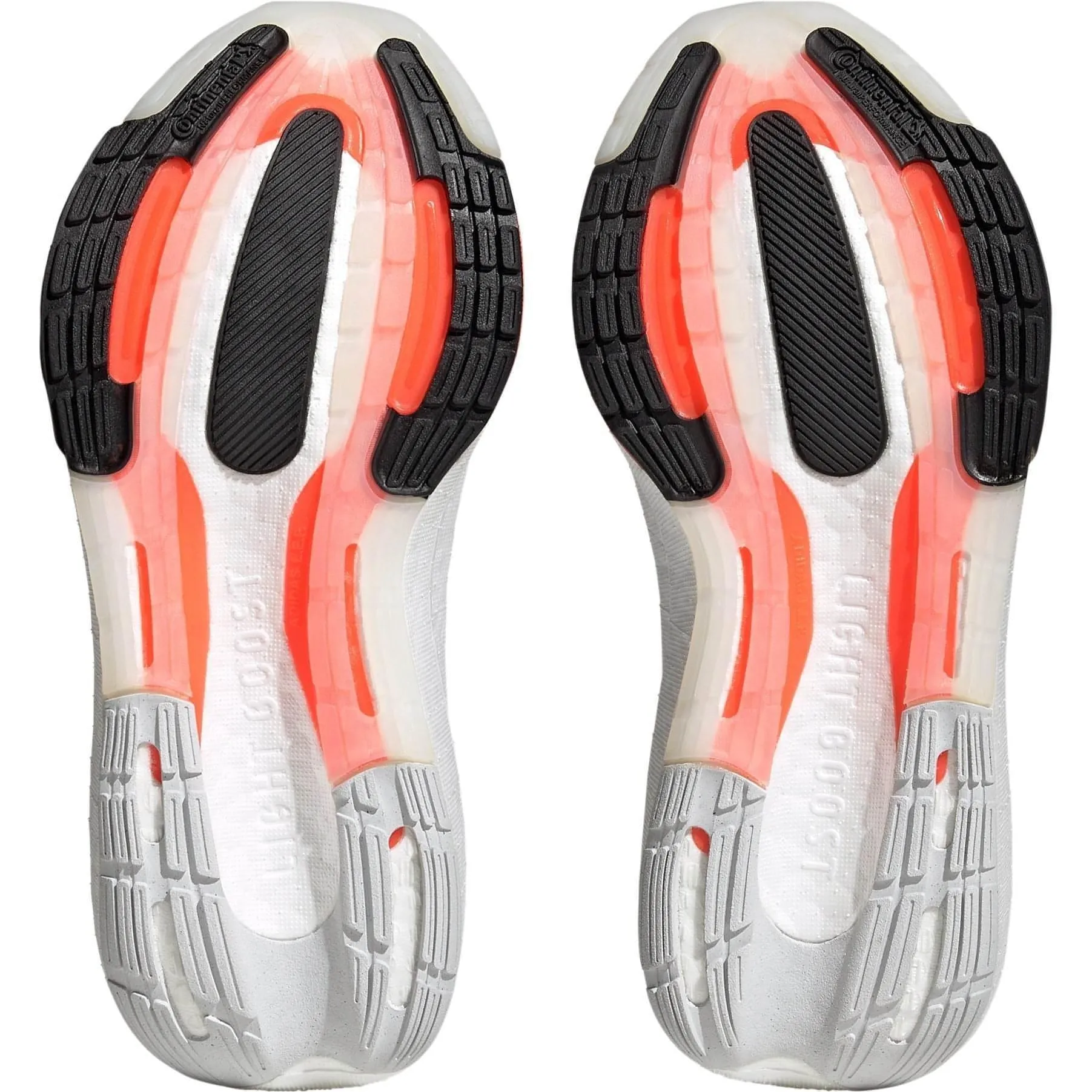 adidas Ultra Boost Light Womens Running Shoes - White Quick Support Simple Outline