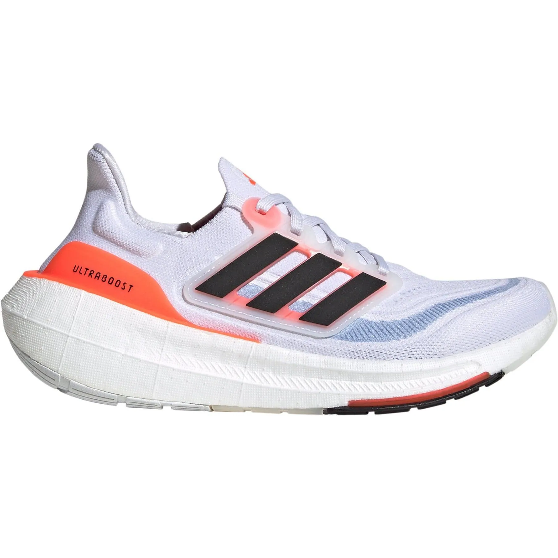 Structural Weave Technology Airflow Optimized Vamp adidas Ultra Boost Light Womens Running Shoes - White