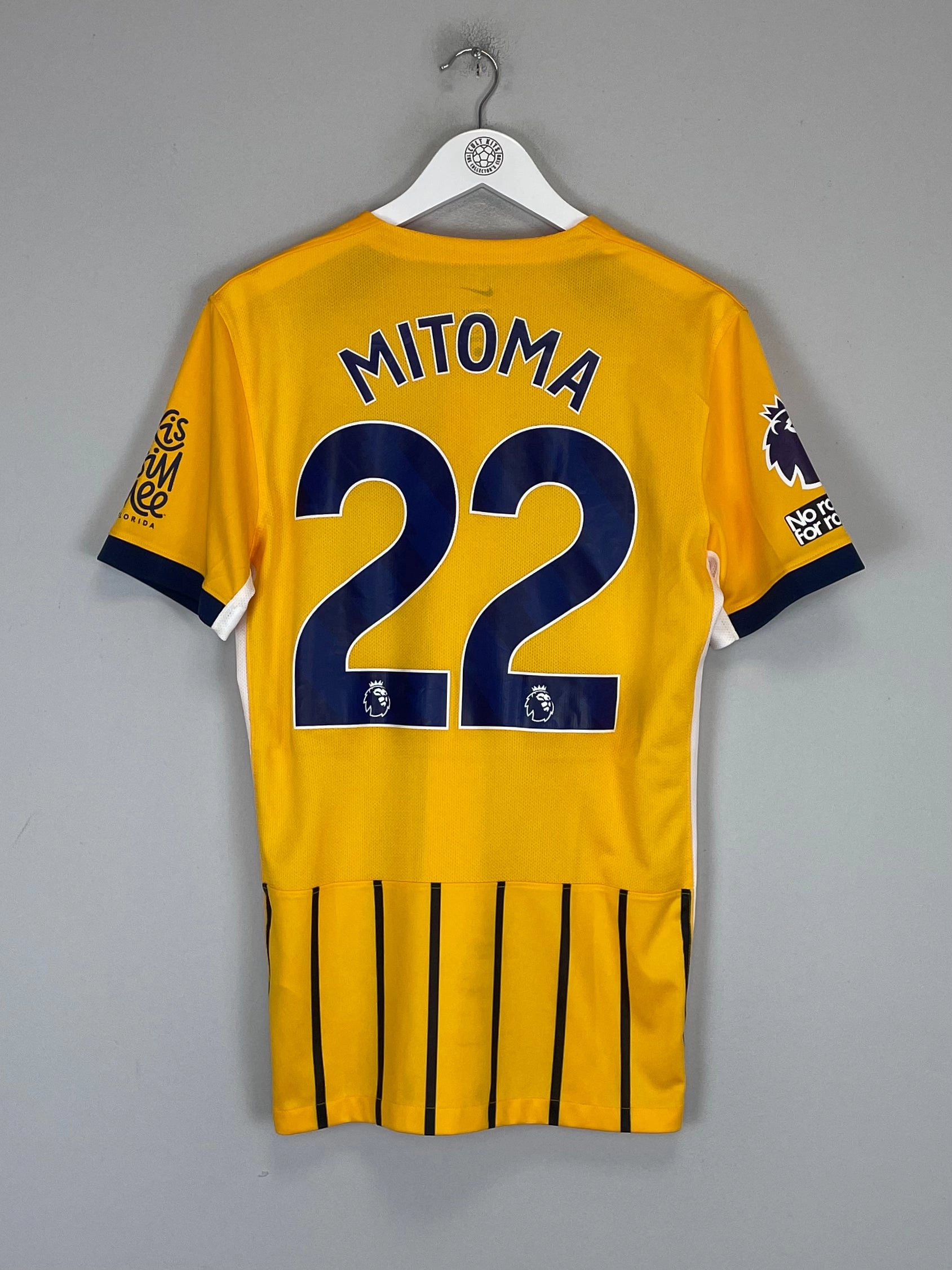 Everyday Motion Non Slip Hem 2024/25 BRIGHTON MITOMA #22 *MATCH ISSUE* AWAY SHIRT (M) NIKE