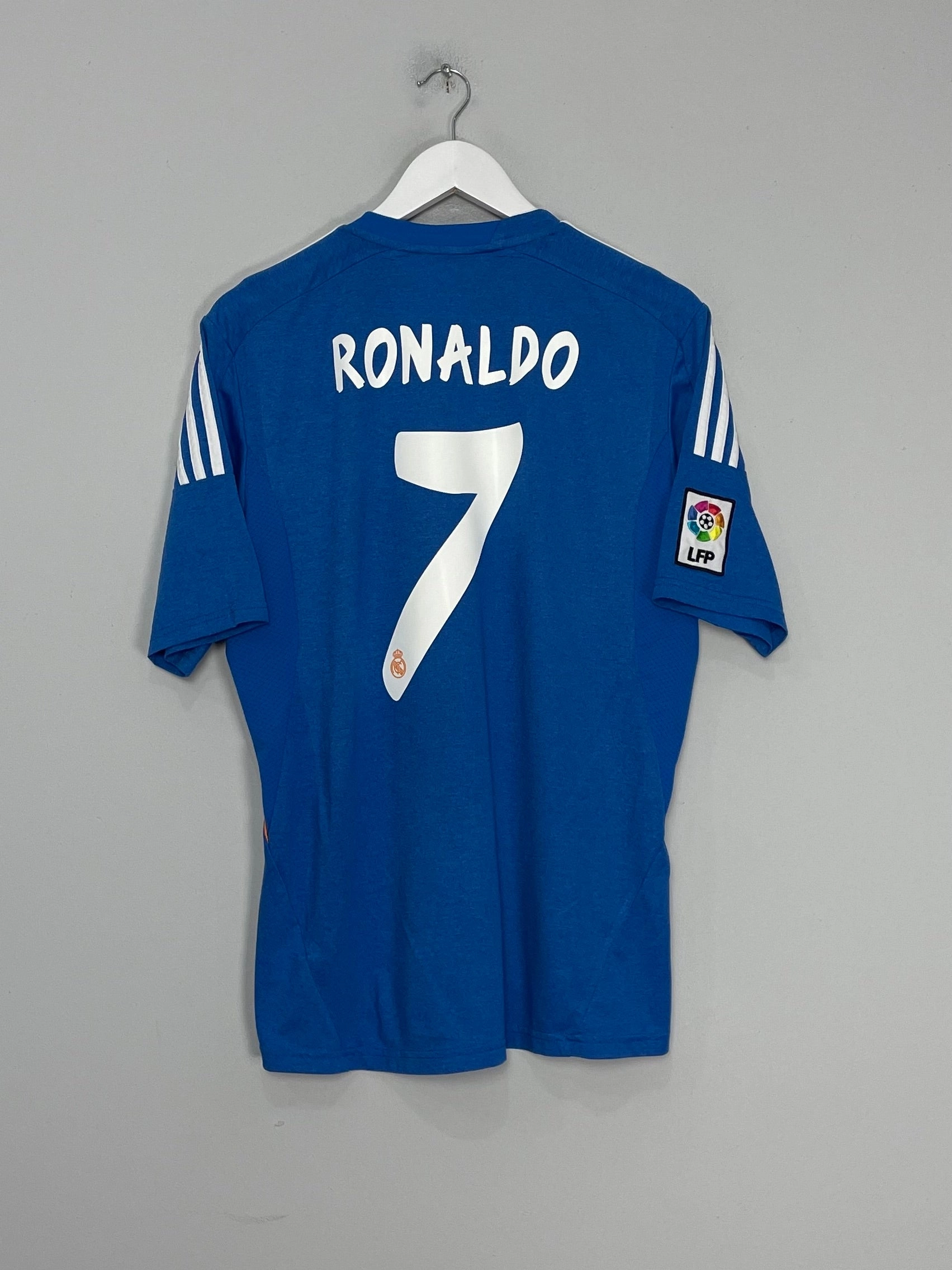 2013/14 REAL MADRID RONALDO #7 AWAY SHIRT (M) ADIDAS Vapor Control Weave