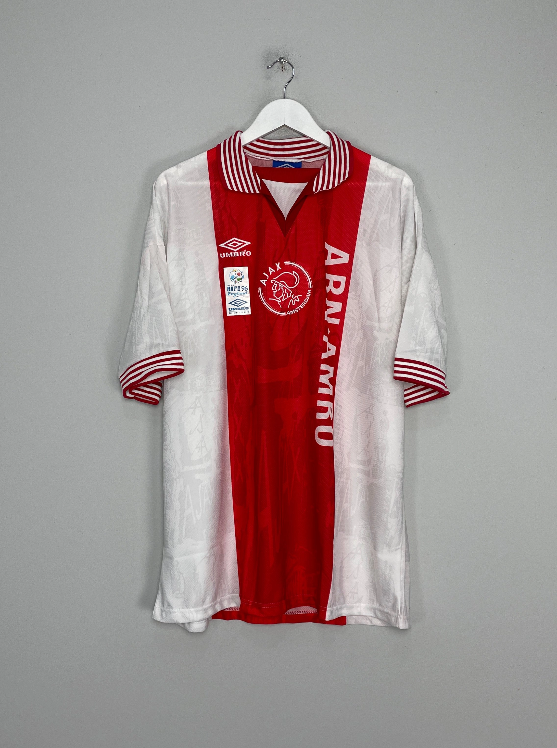True Fit Soft Grip 1996/97 AJAX *BNWOT* HOME SHIRT (XXL) UMBRO