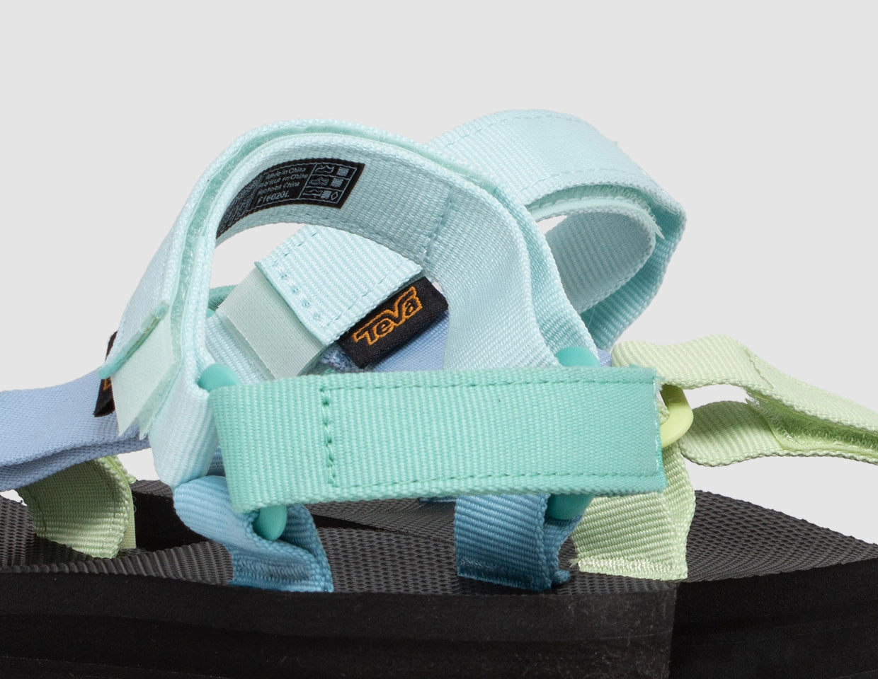 Teva Womens Midform Universal Light Green / Multi Beach Chic Cut Outs