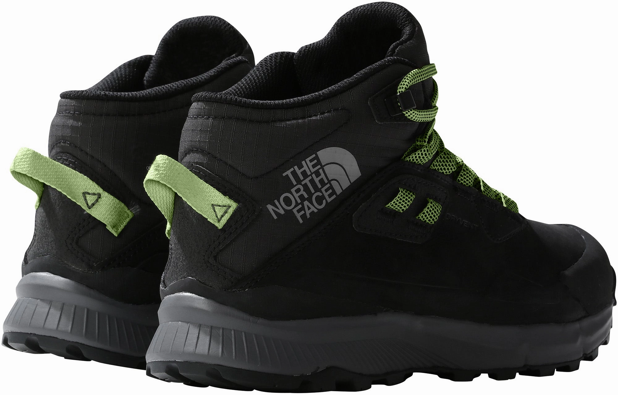 Foot Stability System Light Hiking The North Face Cragstone Leather Mid Waterproof Womens Walking Boots - Black