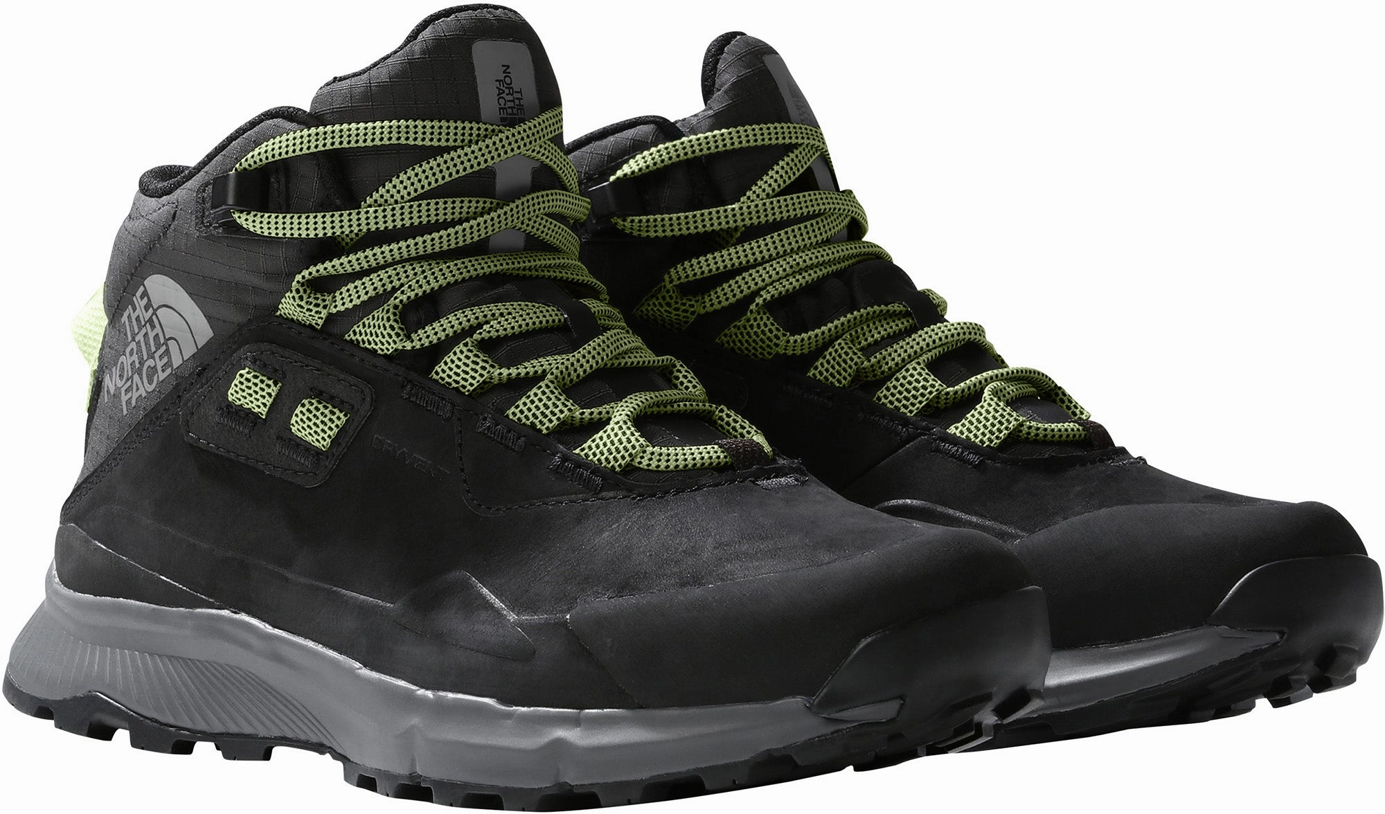 The North Face Cragstone Leather Mid Waterproof Womens Walking Boots - Black Durable Support