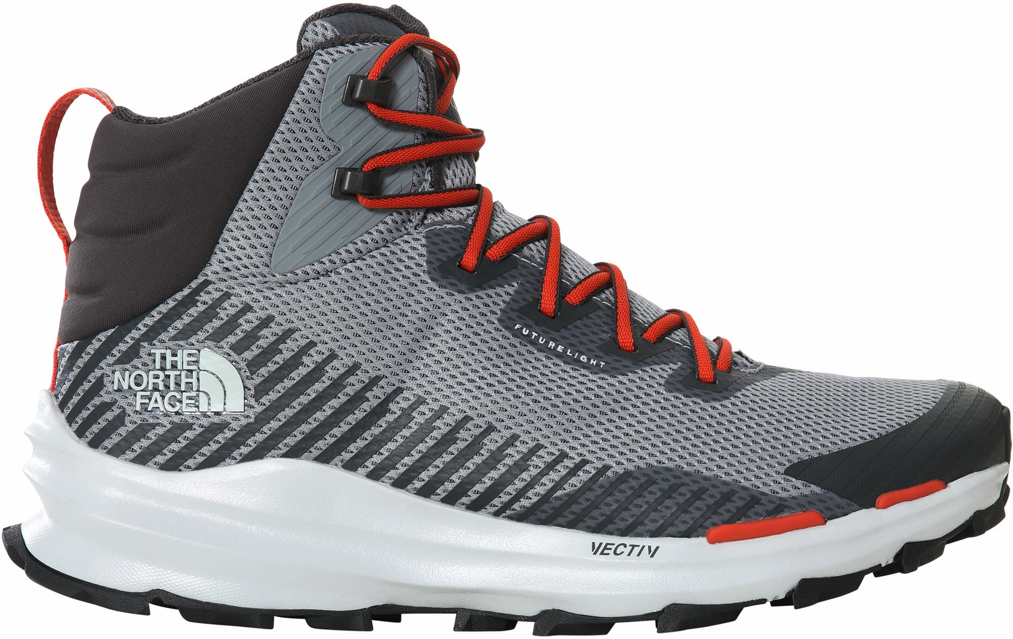 Performance Fit Harsh Trails The North Face Vectiv FastPack Mid FutureLight Mens Walking Boots - Grey