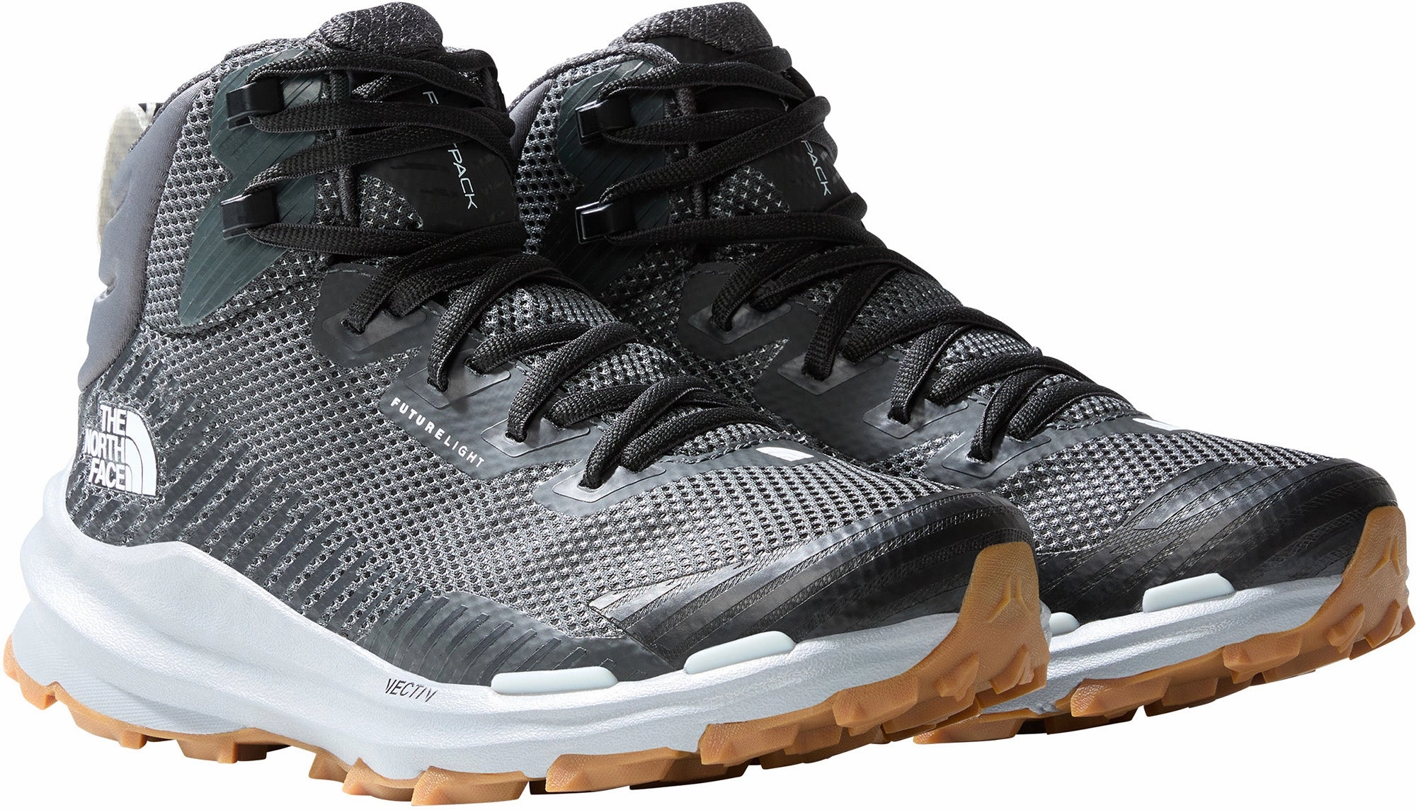 Backpacking Fit The North Face Vectiv FastPack Mid FutureLight Womens Walking Boots - Grey