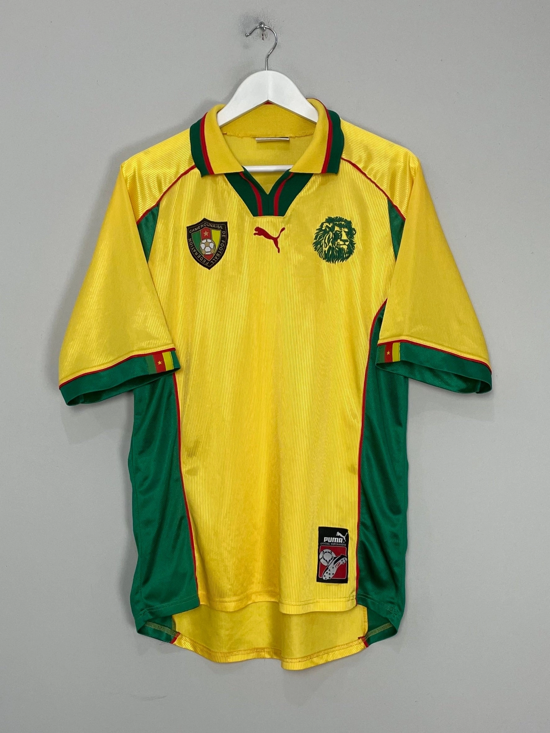 1998/99 CAMEROON AWAY SHIRT (L) PUMA UV Protection