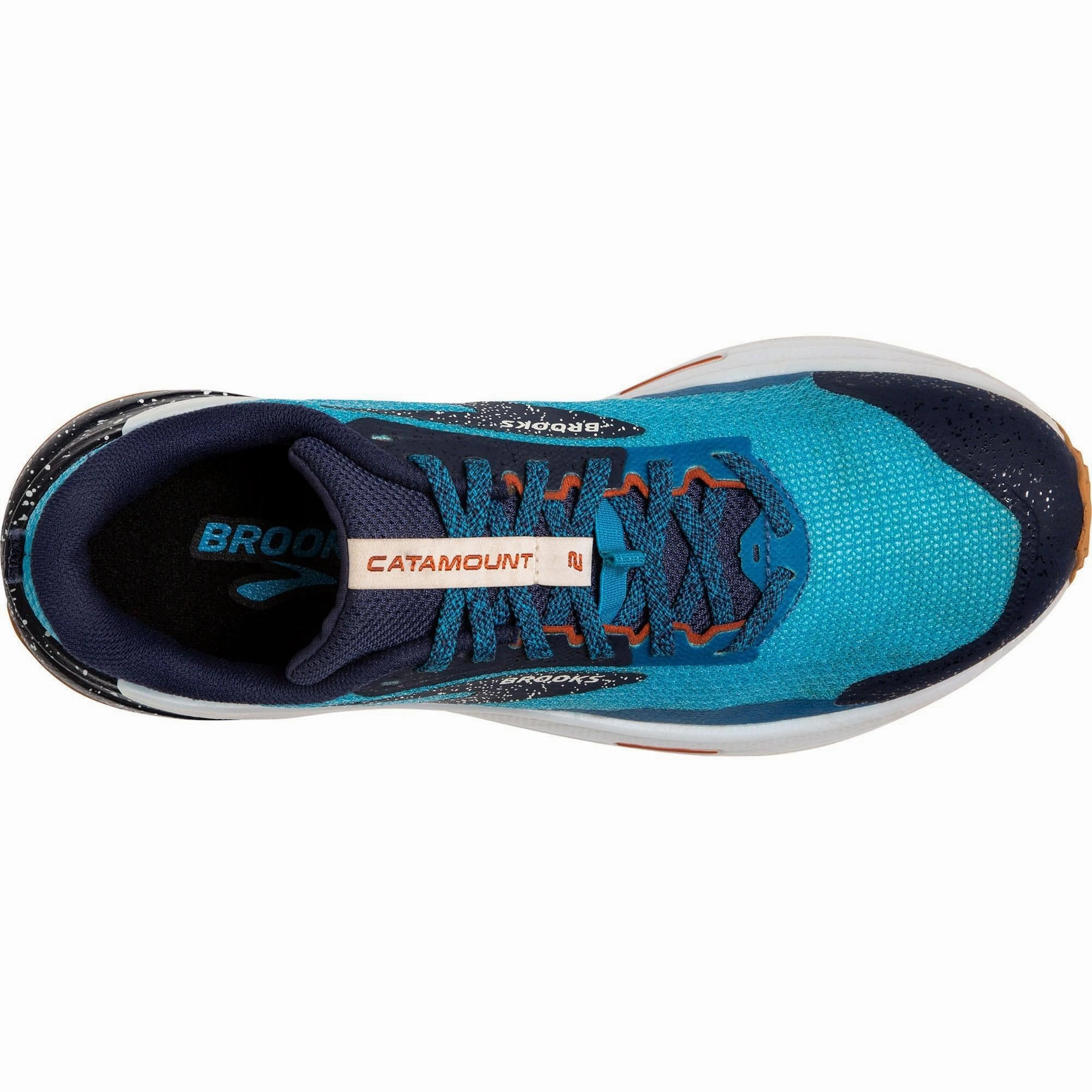 City Motion Stylish Support Brooks Catamount 2 Mens Trail Running Shoes - Blue