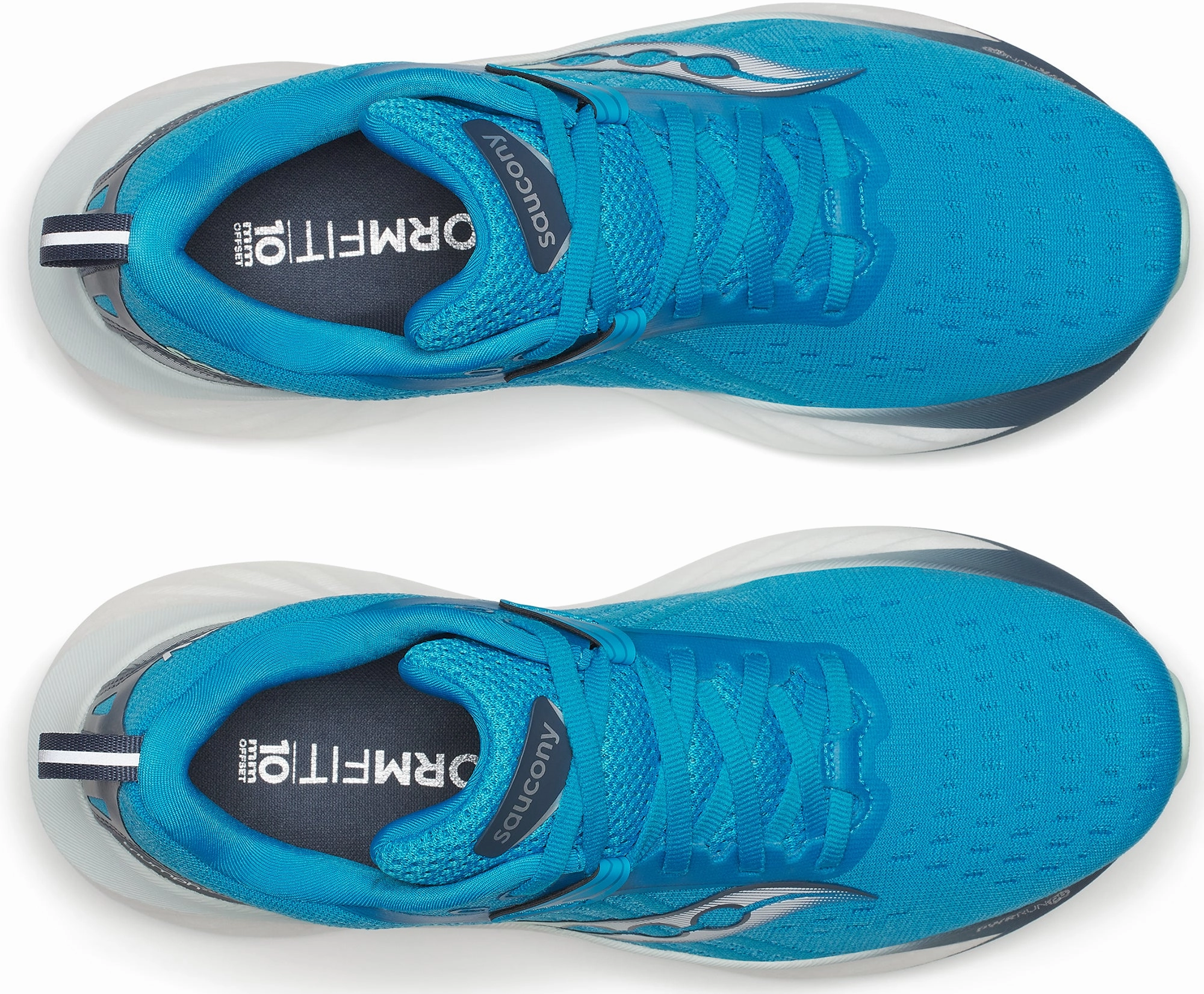 Saucony Triumph 22 Womens Running Shoes - Blue Odor Eliminating Durable Stitching