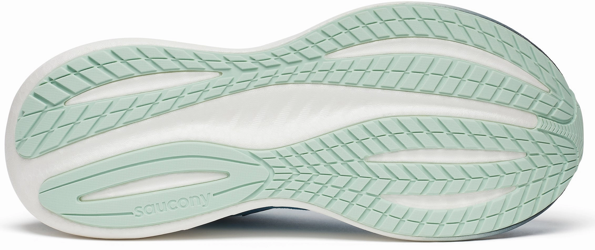 Saucony Triumph 22 Womens Running Shoes - Blue Dual Density Insole Low Collar Design