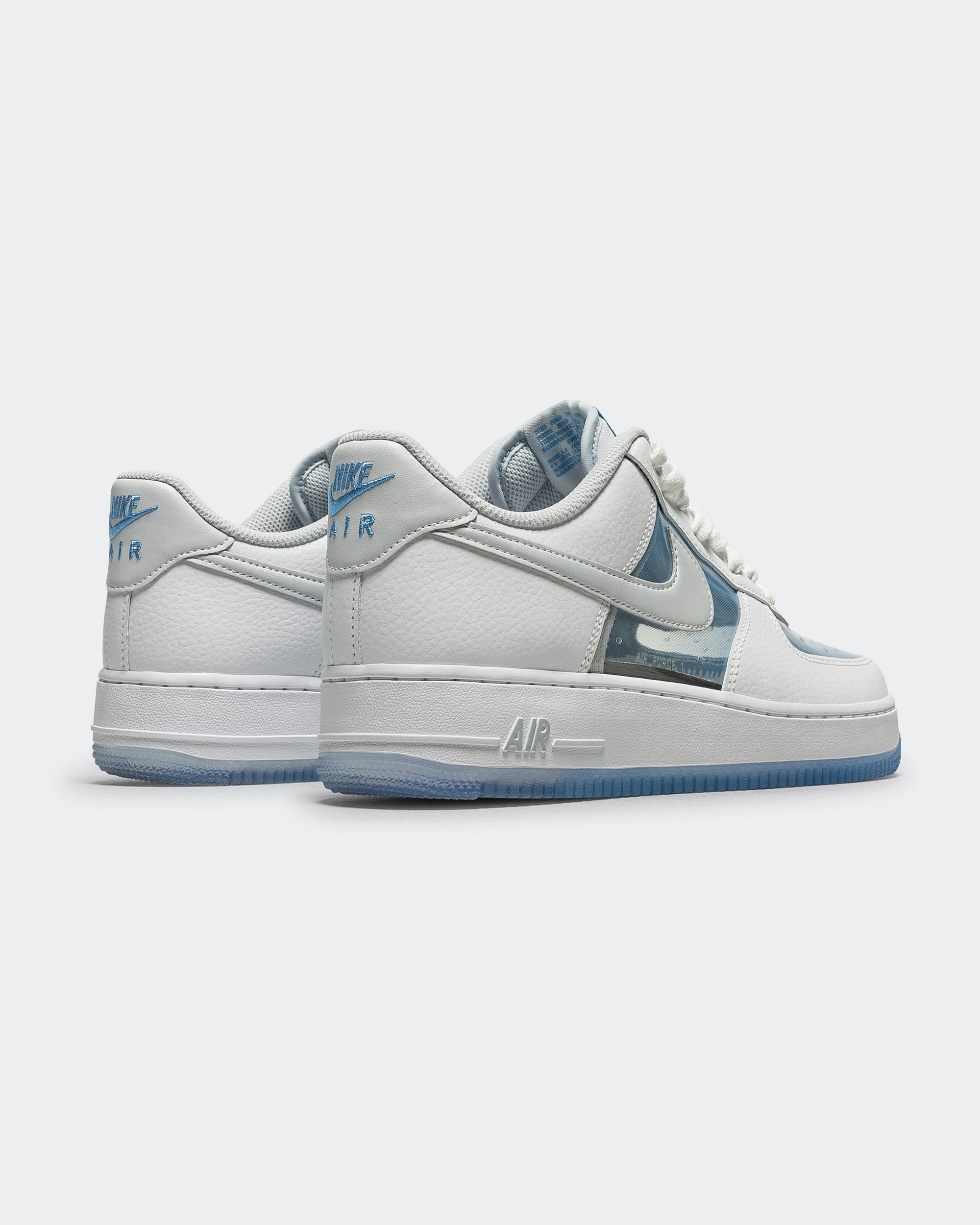 Padded Activity Air Force 1 Retro QS - White/Pure Platinum-University Blue