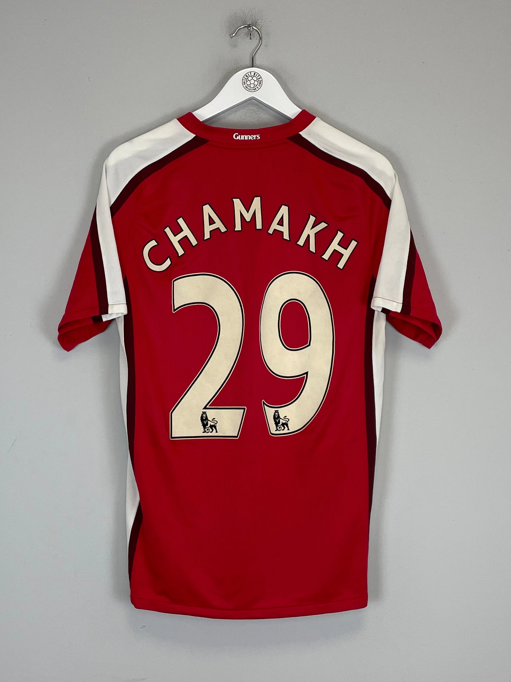 Four Way Stretch Sustainable Dye Process 2008/10 ARSENAL CHAMAKH #29 HOME SHIRT (S) NIKE