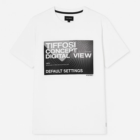 Tiffosi White Premium T shirt Sport Performance Comfortable and Chic