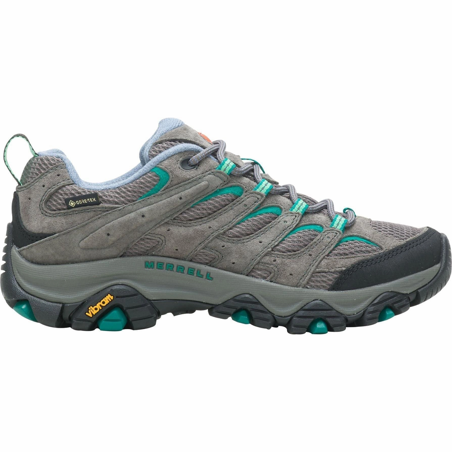 Merrell Moab 3 GORE-TEX Womens Walking Shoes - Grey Hill training Adventure Fit