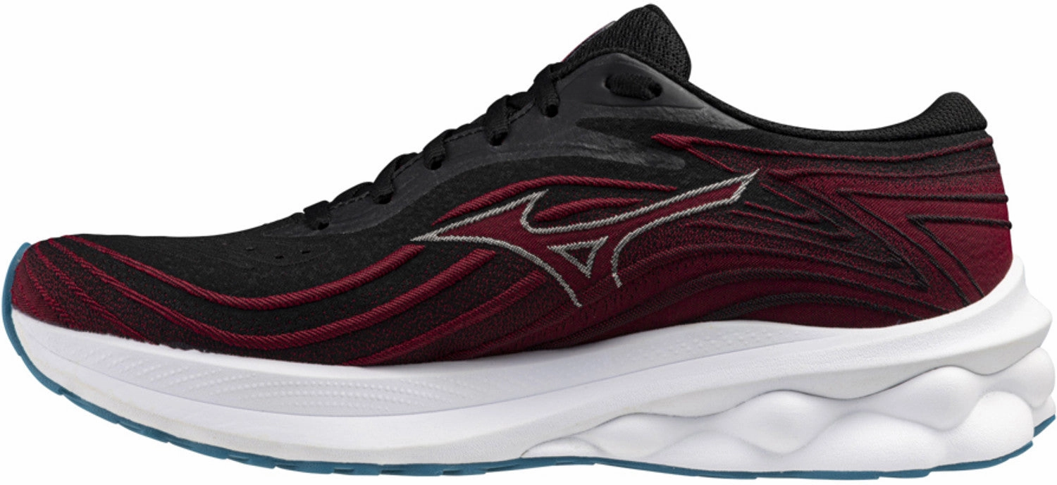 rubber Mizuno Wave Skyrise 5 Mens Running Shoes - Black