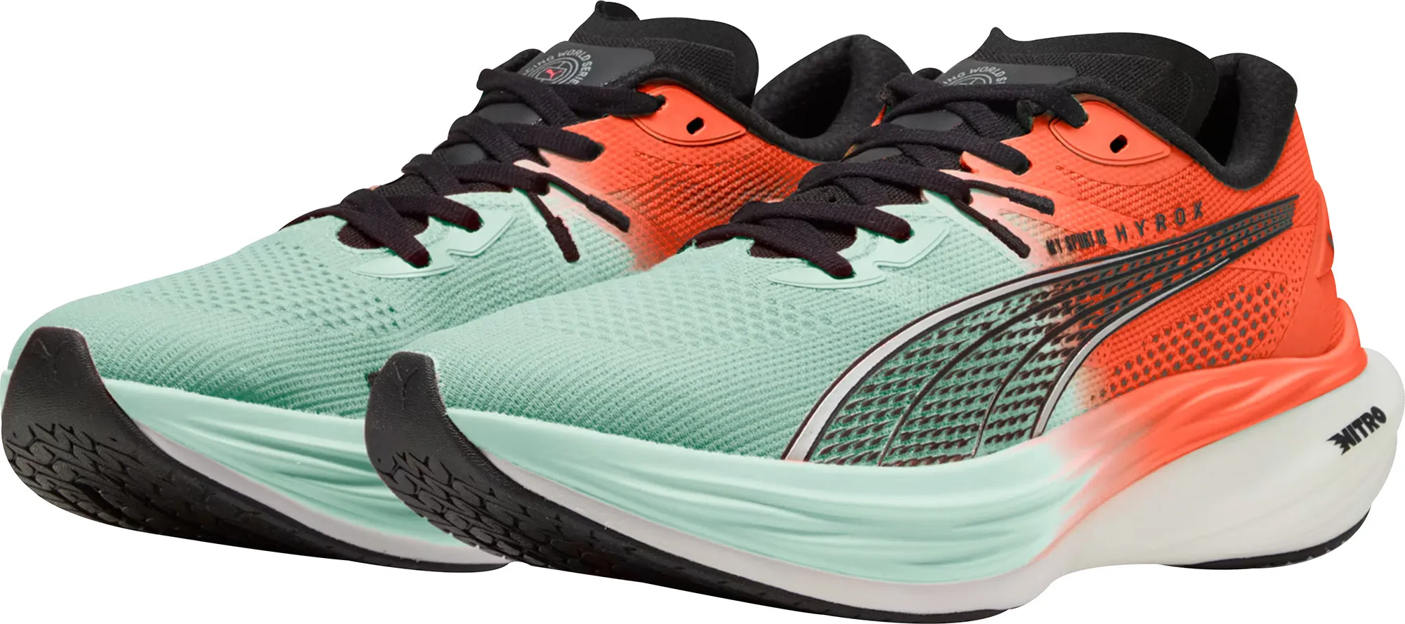 Every Terrain Puma Deviate Nitro 3 HYROX Mens Running Shoes - Green
