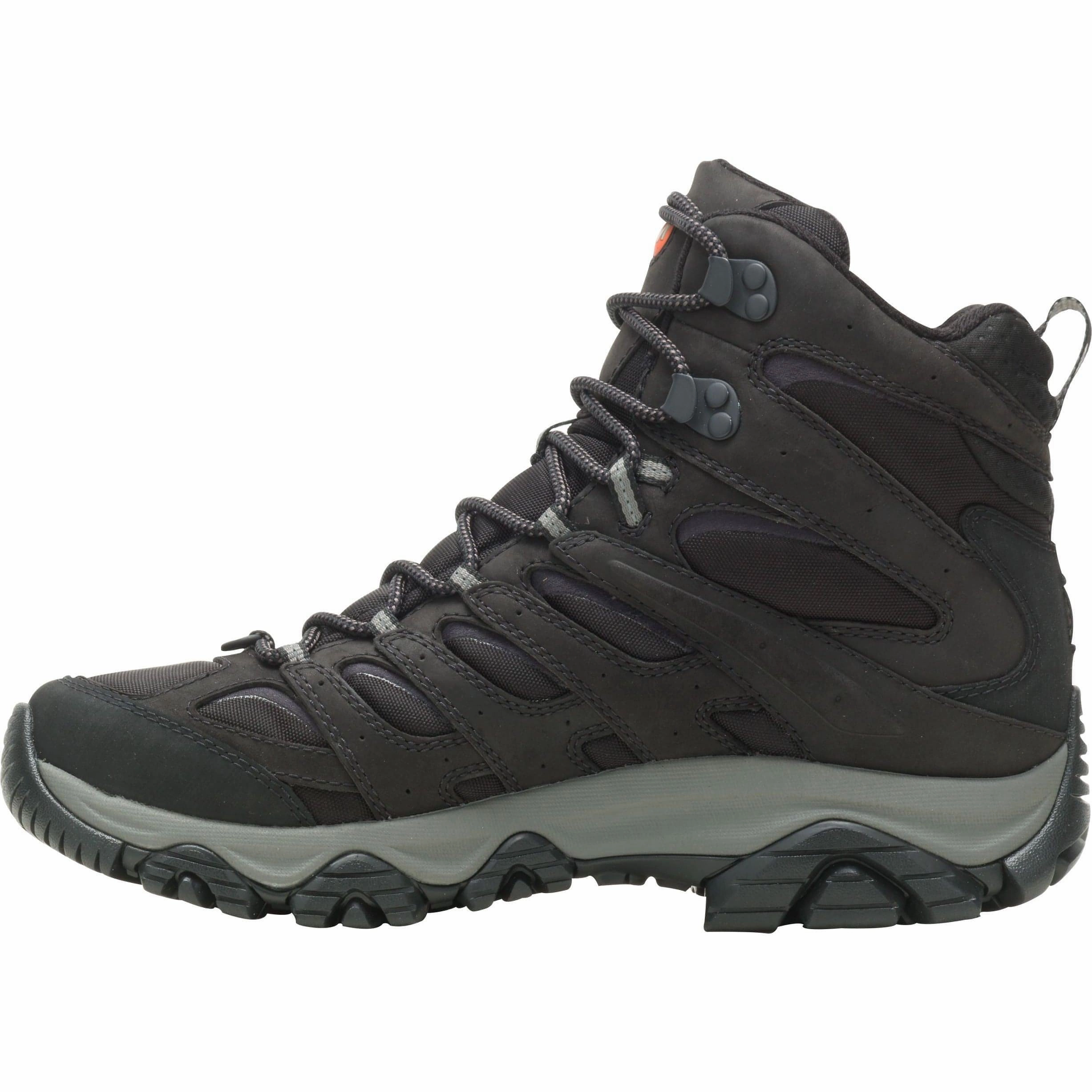 Performance Sole Merrell Moab 3 Apex Mid Waterproof Mens Walking Boots - Black