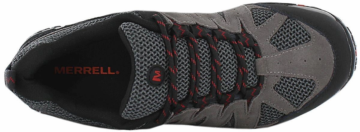 Pathway Grip Comfort Trekking Merrell Accentor 2 Vent Waterproof Mens Walking Shoes - Grey