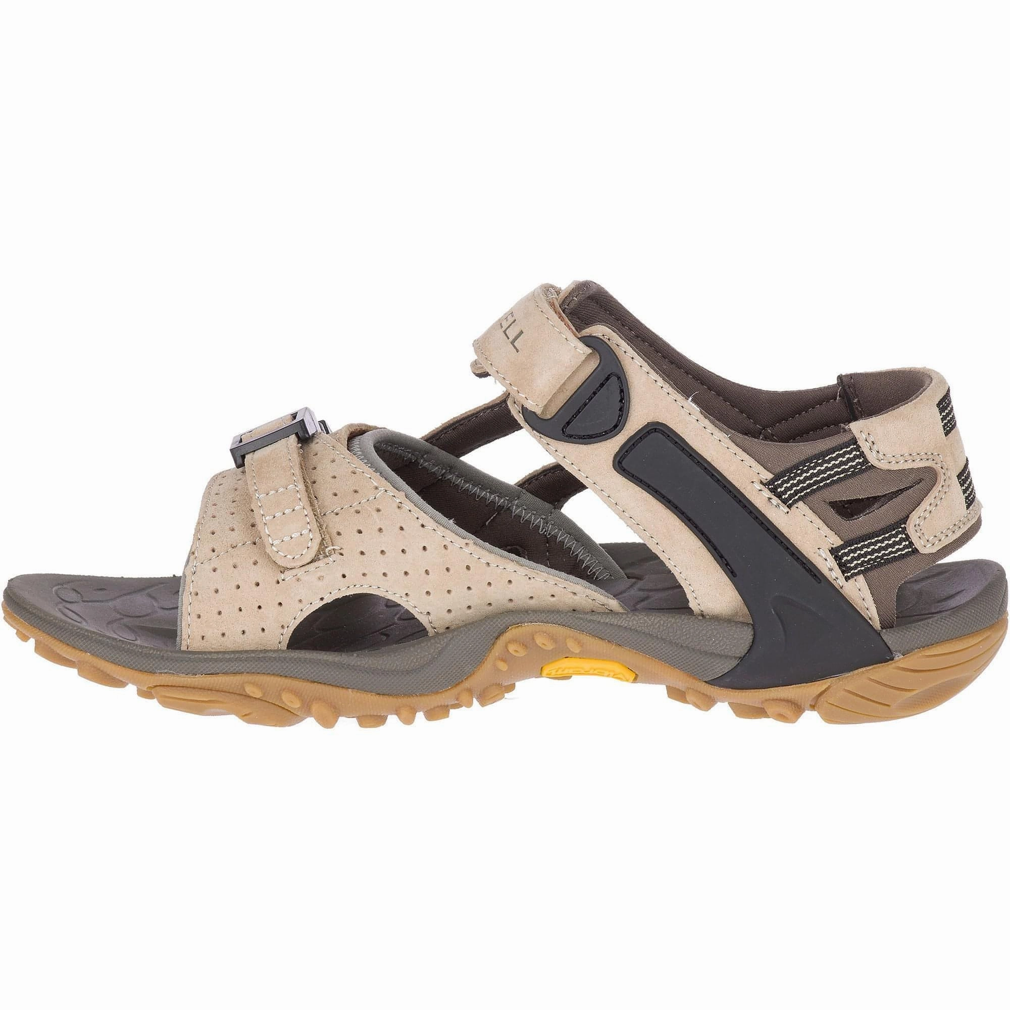 Merrell Kahuna III Mens Walking Sandals - Nude Lace System Packable Comfort
