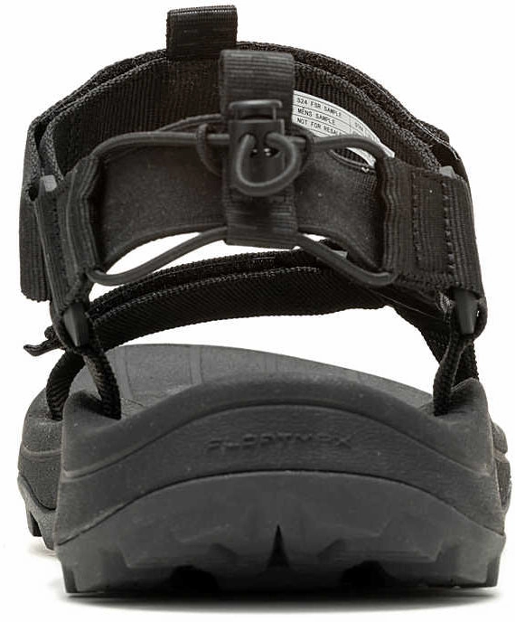 Merrell Speed Fusion Web Sport Mens Walking Sandals - Black Comfortable Foot Support Quick Route