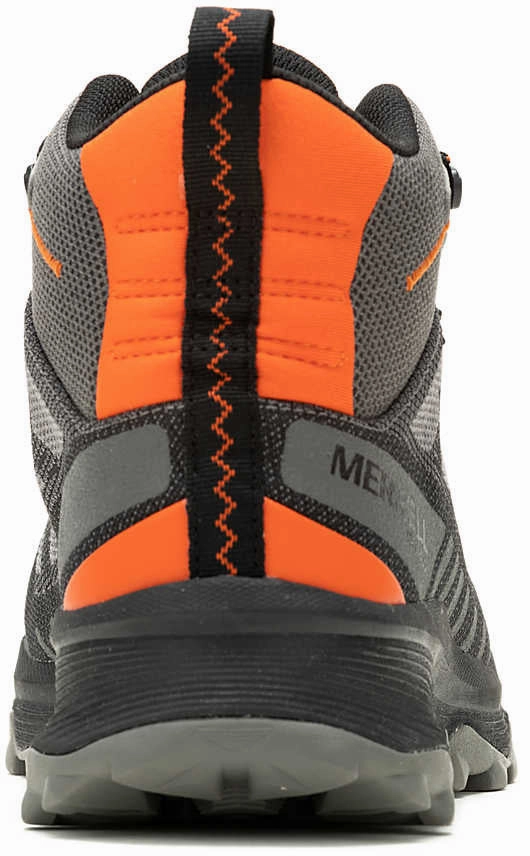 Merrell Speed Eco Mid Waterproof Mens Walking Boots - Grey Running Cold Proof