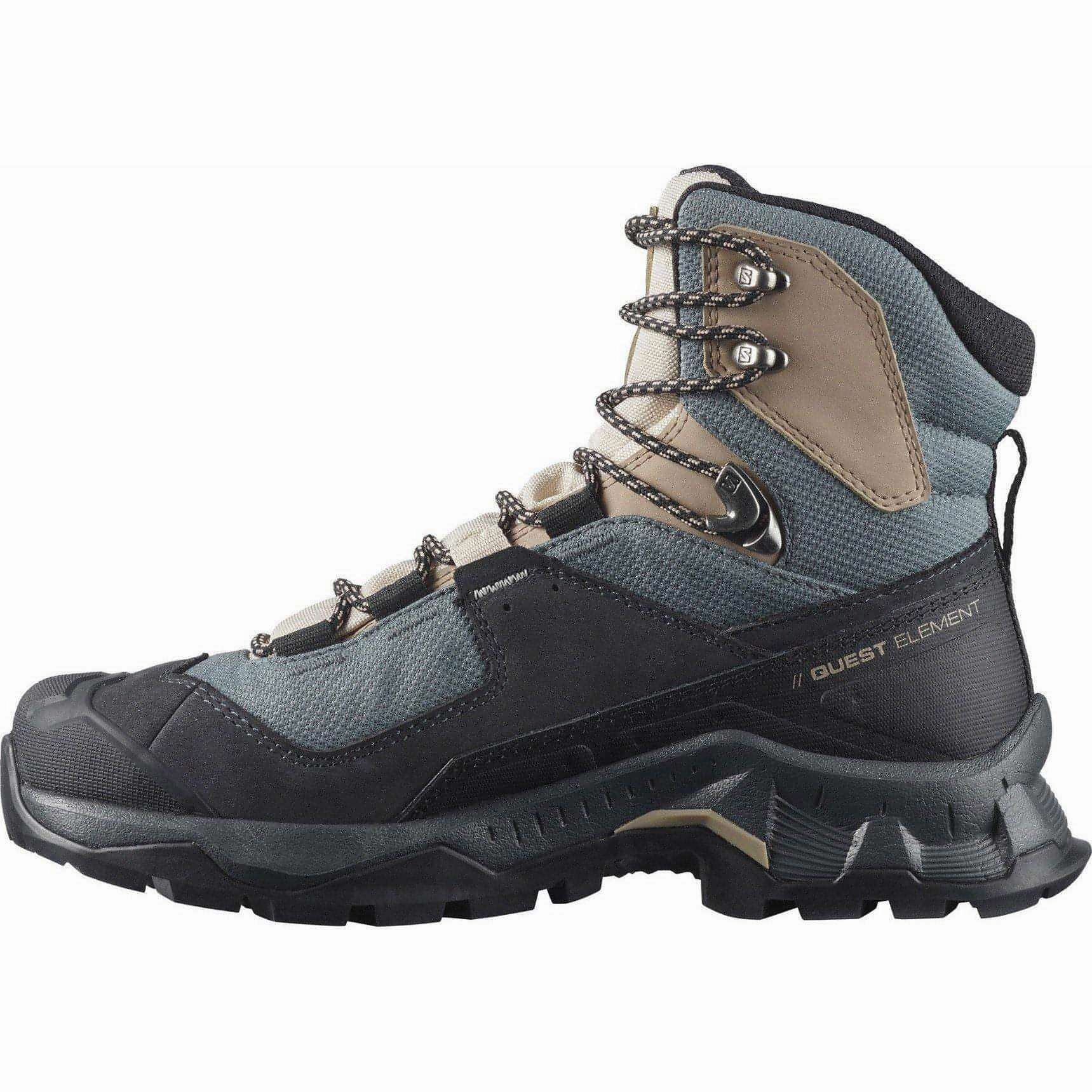 Salomon Quest Element GORE-TEX Womens Walking Boots - Grey Max Support Canyon Hiking
