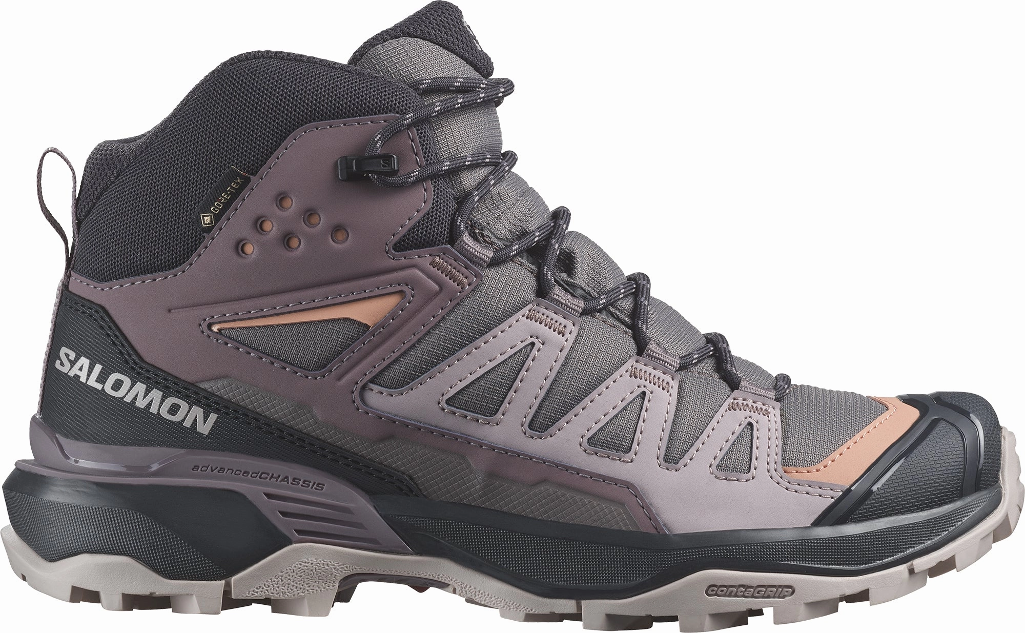 All Terrain Performance Lightweight Option Salomon X Ultra 360 Mid GORE-TEX Womens Walking Boots - Grey