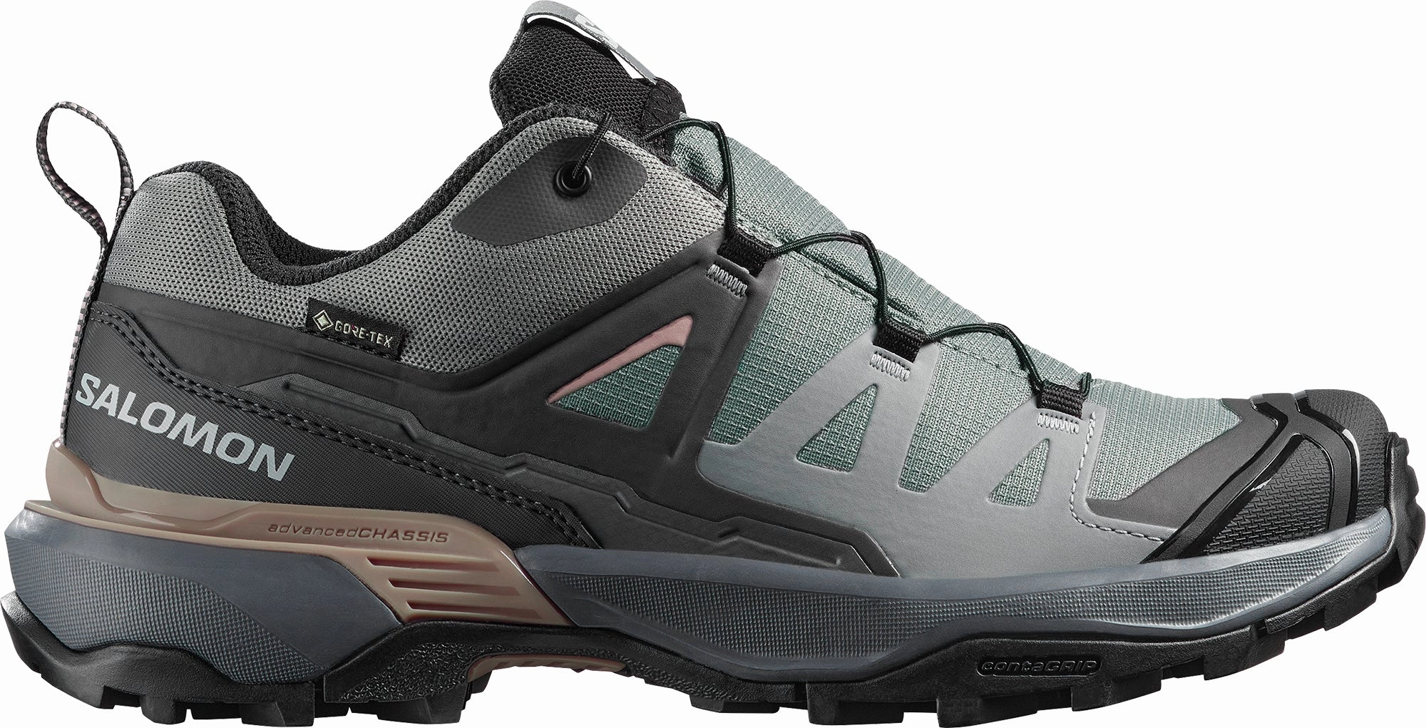 Salomon X Ultra 360 GORE-TEX Womens Walking Shoes - Green Everyday Trails