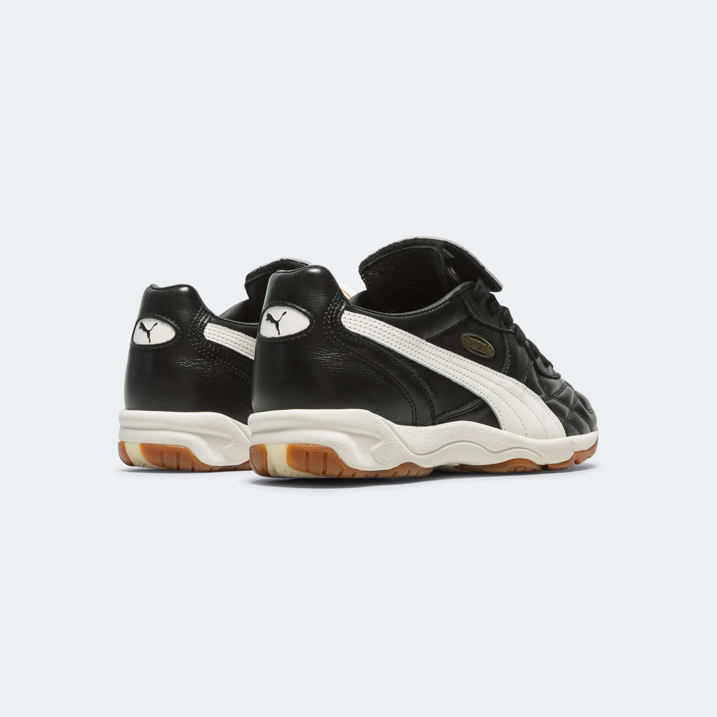 Dual Density Midsole Ergonomic Toe Box King Indoor - Puma Black/Warm White