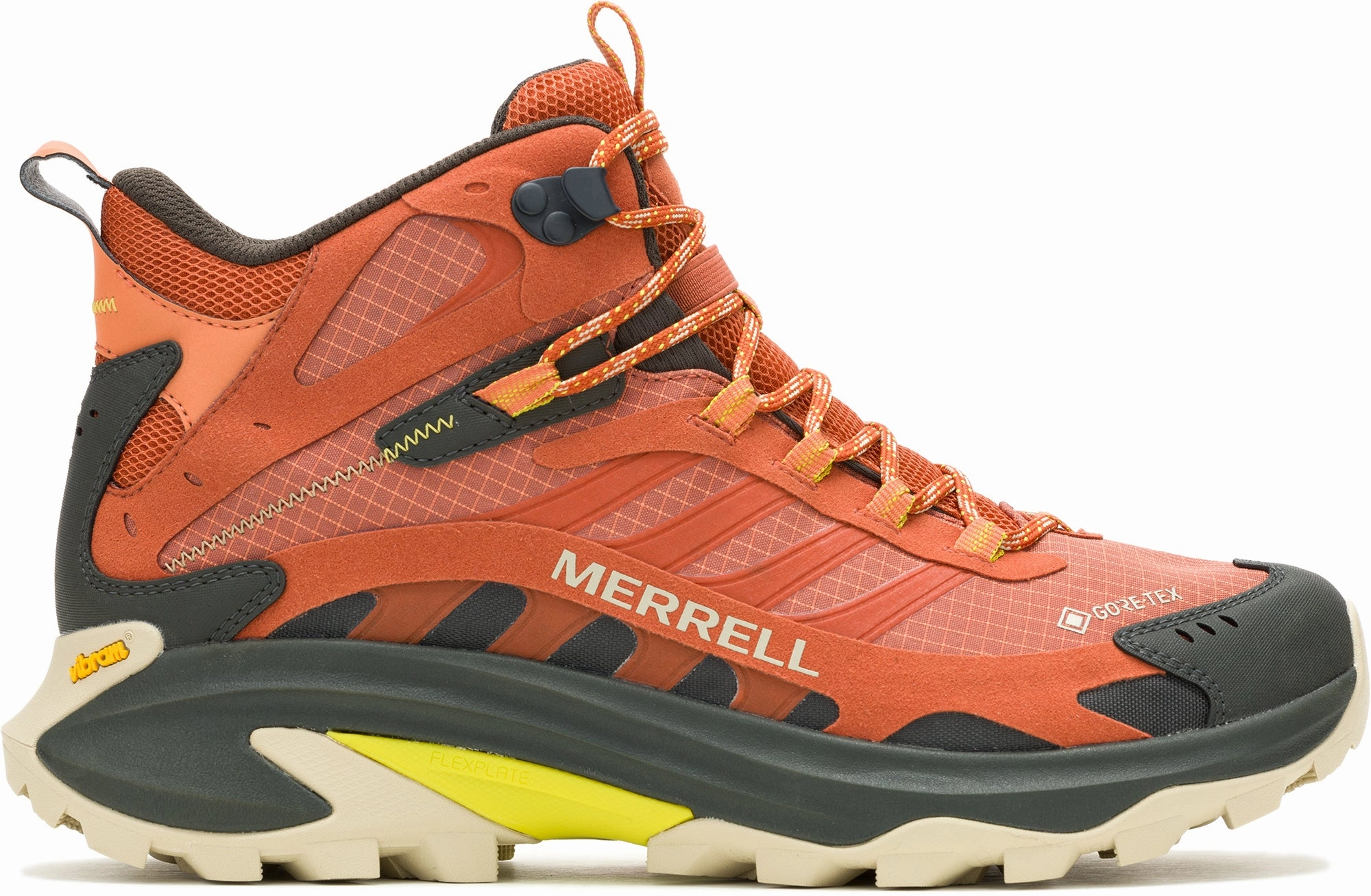Merrell Moab Speed 2 Mid GORE-TEX Mens Walking Boots - Orange Shock Absorbing