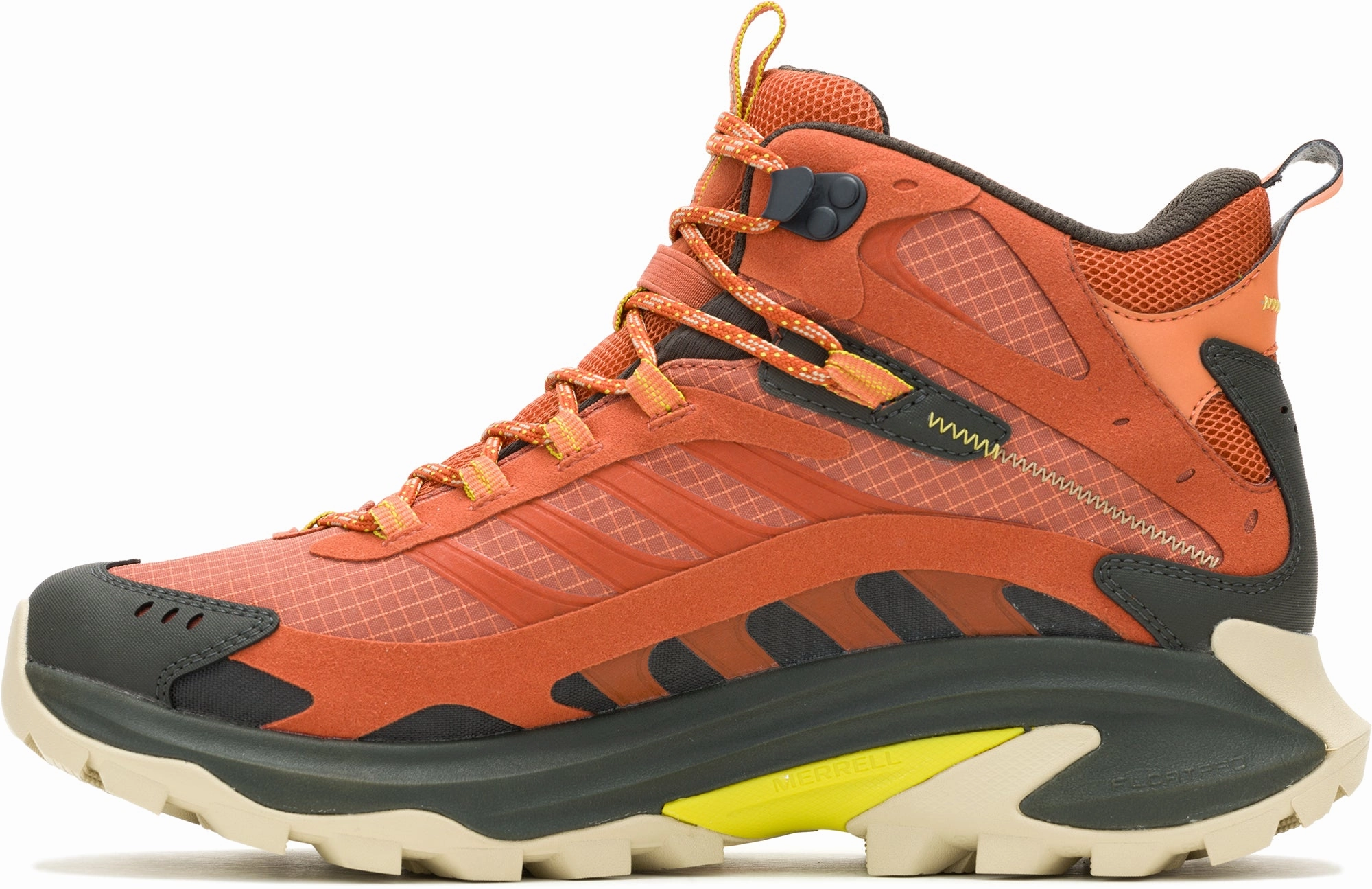 Hard Surface Merrell Moab Speed 2 Mid GORE-TEX Mens Walking Boots - Orange