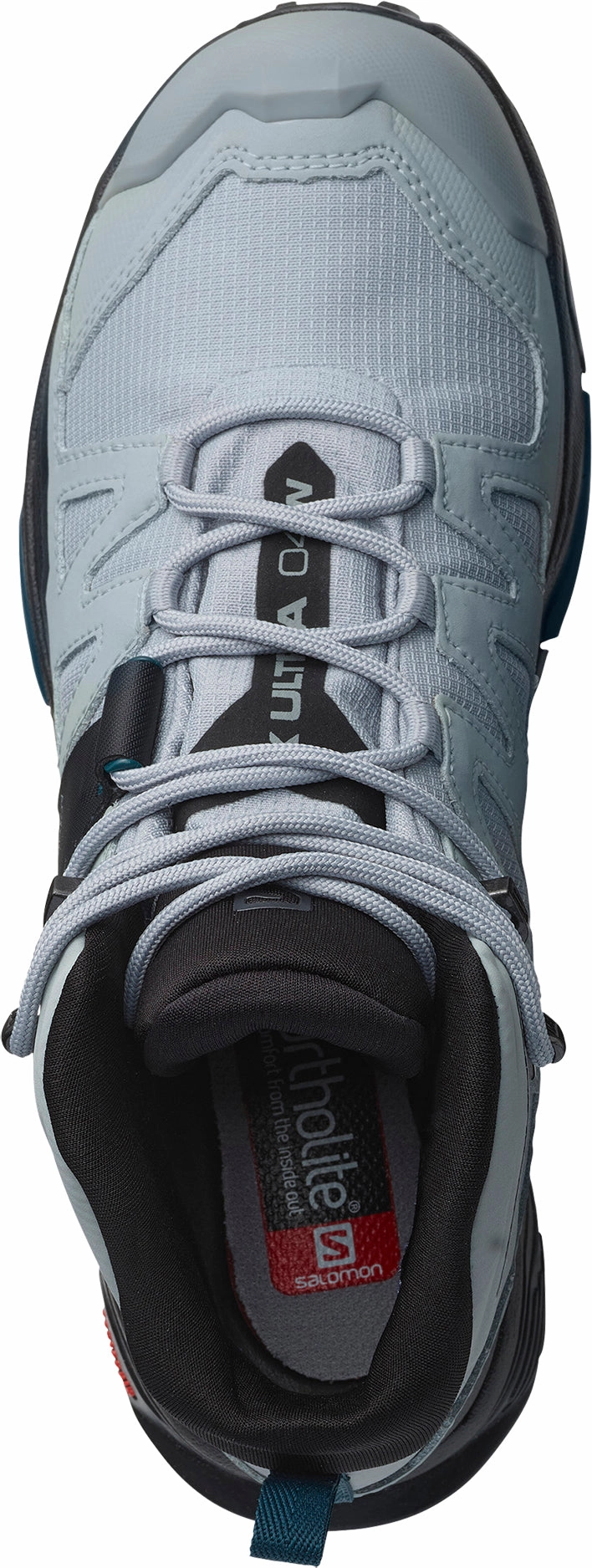 Comfort Cushion Salomon X Ultra 4 Mid GORE-TEX WIDE FIT Womens Walking Boots - Blue