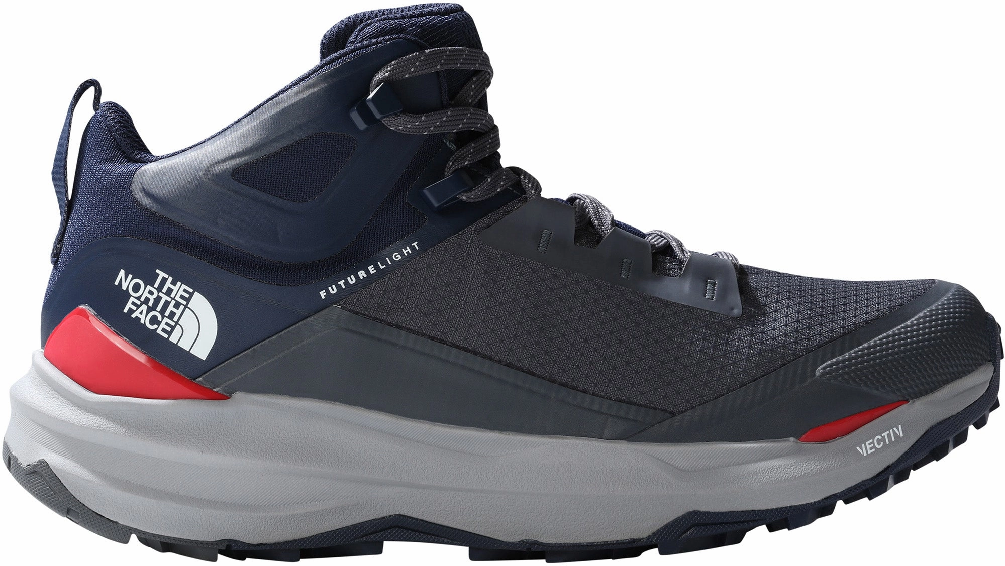 The North Face Vectiv Exploris II Mid FutureLight Mens Walking Boots - Grey Water-Repellent Design