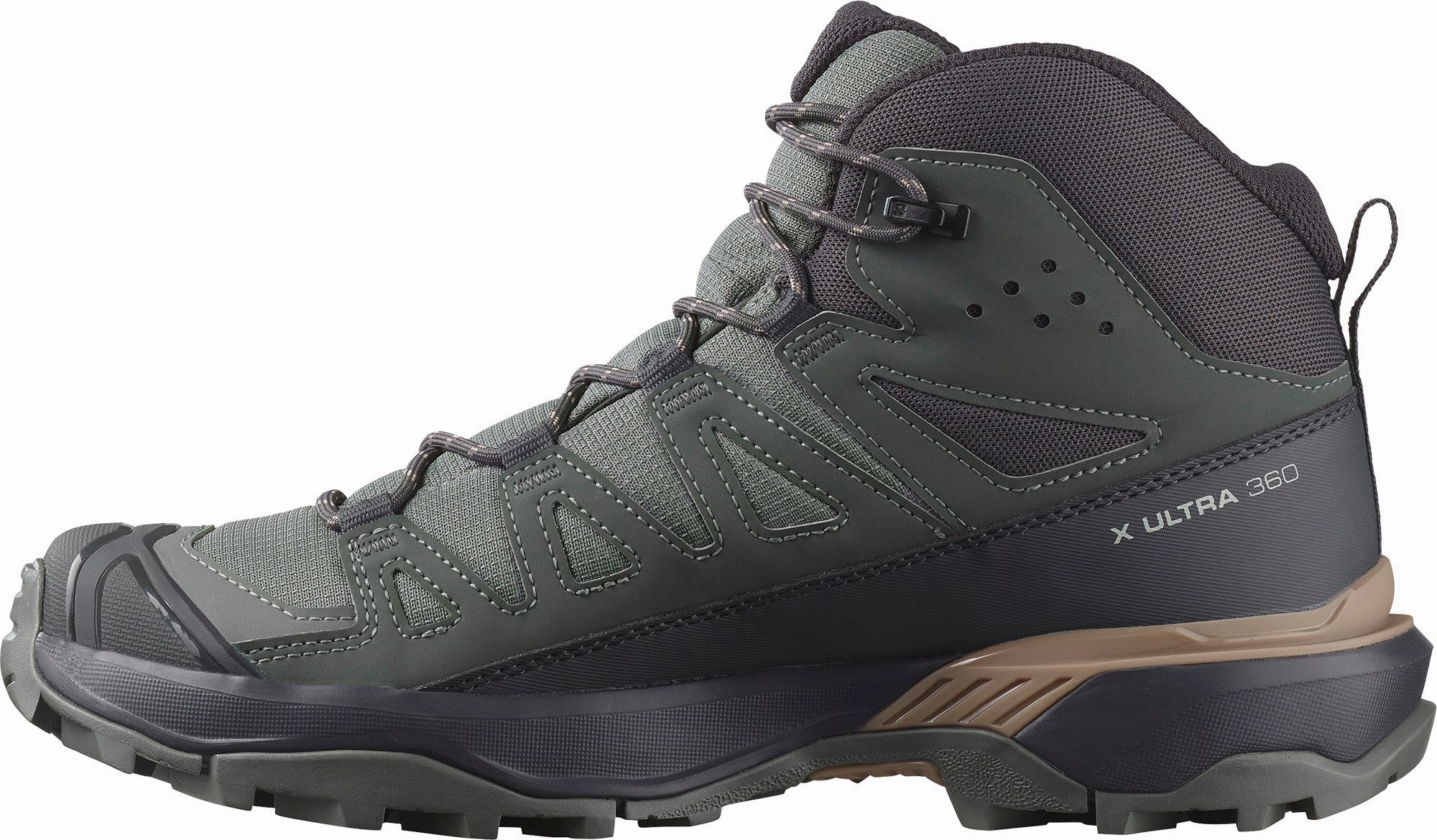 Salomon X Ultra 360 Mid GORE-TEX Womens Walking Boots - Green Durable Design Hiker Ready
