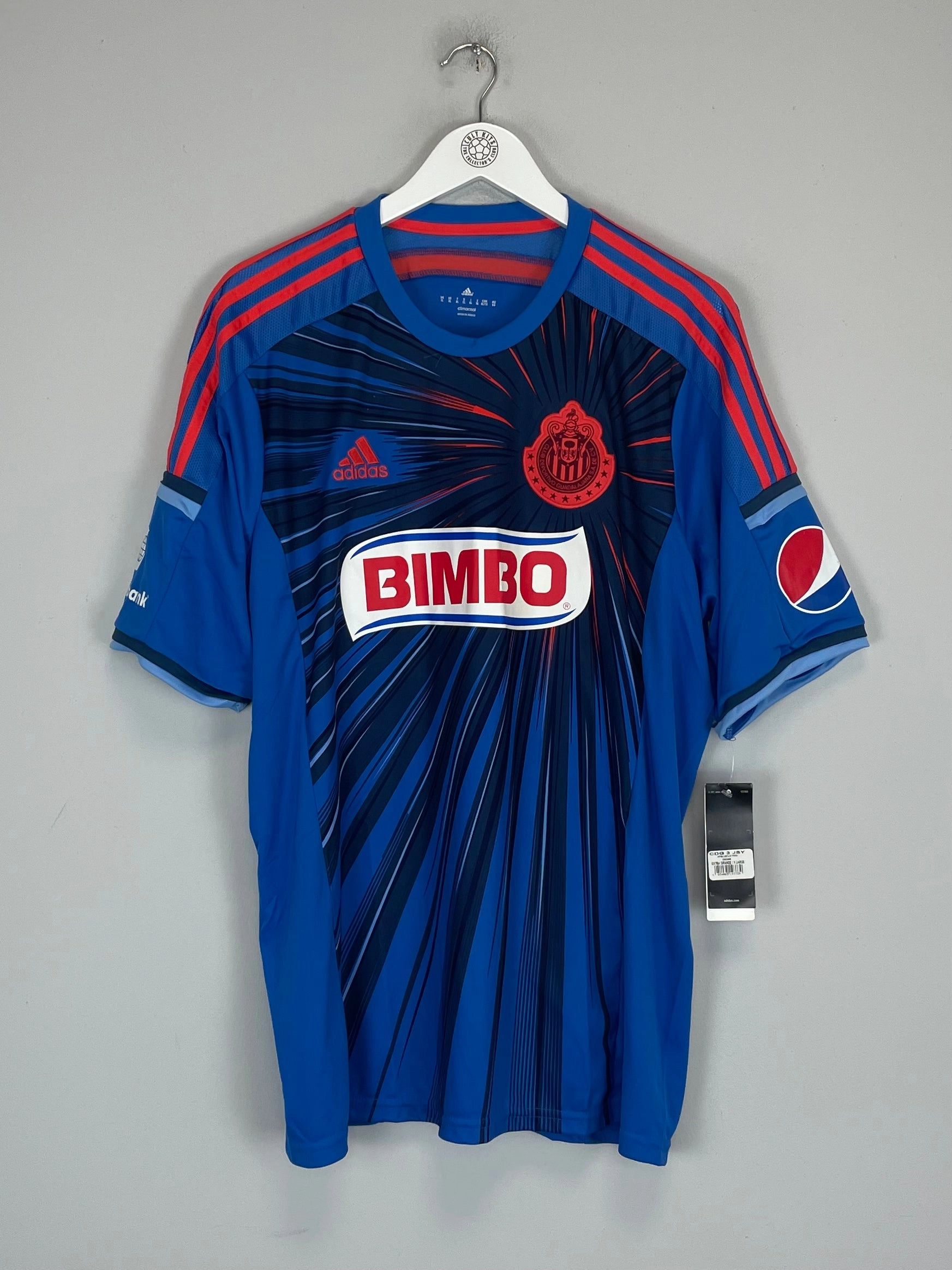 Quick Motion 2013/14 CHIVAS GUADALAJARA *BNWT* THIRD SHIRT (XL) ADIDAS