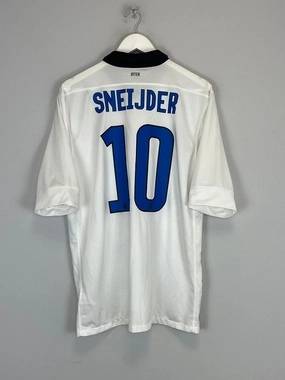 Soft Touch Material 2011/12 INTER MILAN SNEIJDER #10 AWAY SHIRT (L) NIKE